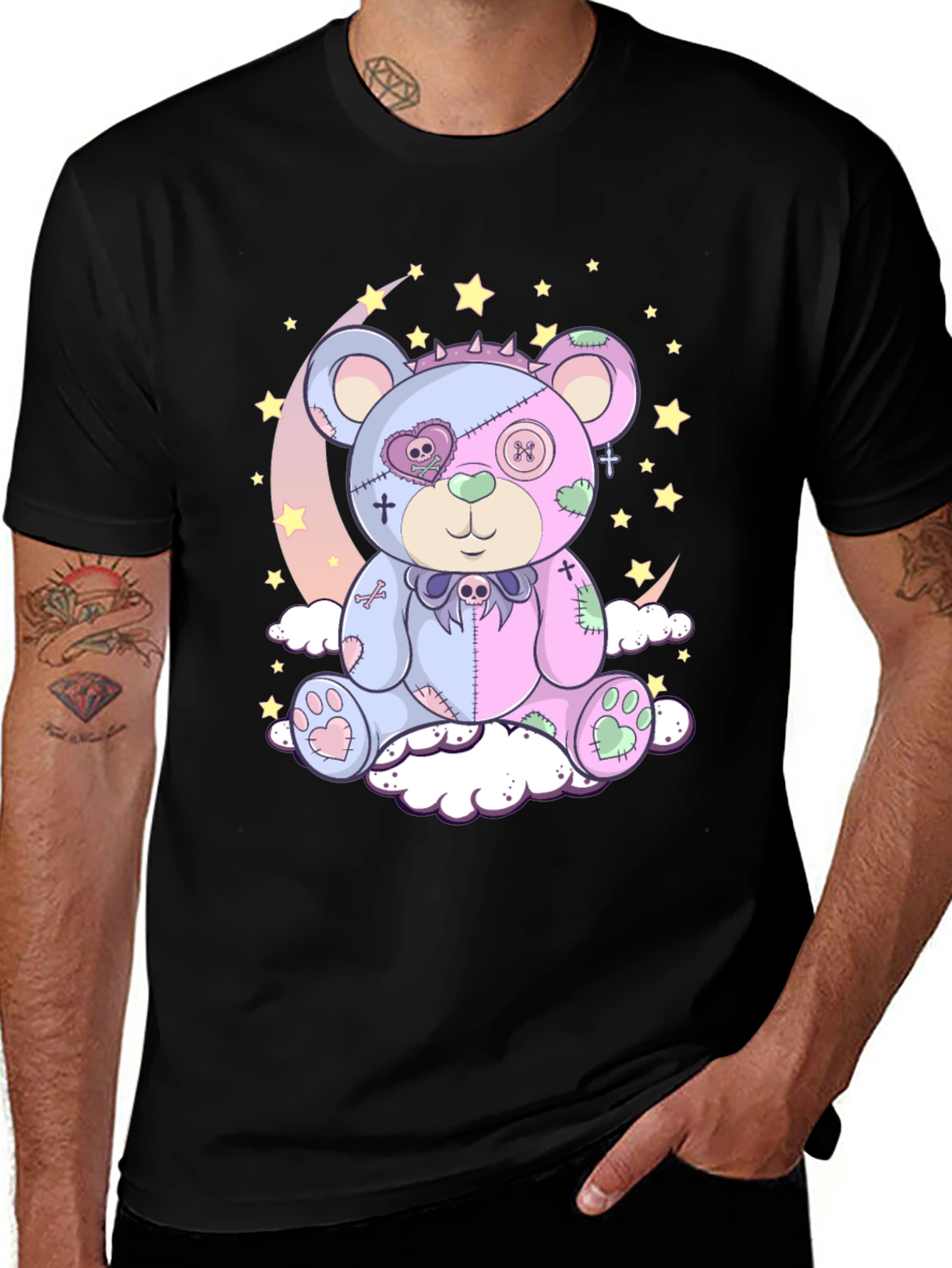 Variant 10 of Pastel Goth Teddy Bear T-Shirt