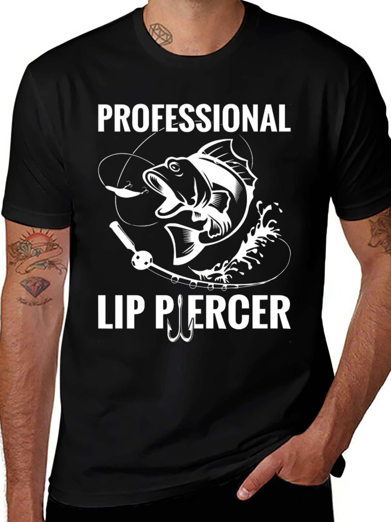 Professional Lip Piercer Fishing T-Shirt