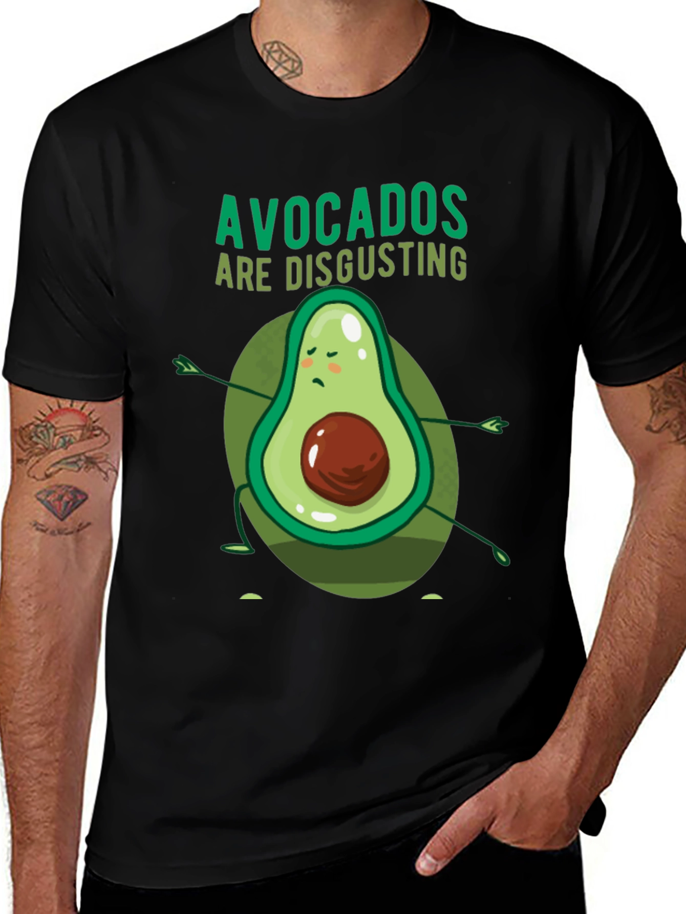 Variant 26 of Avocados Are Disgusting Funny T-Shirt