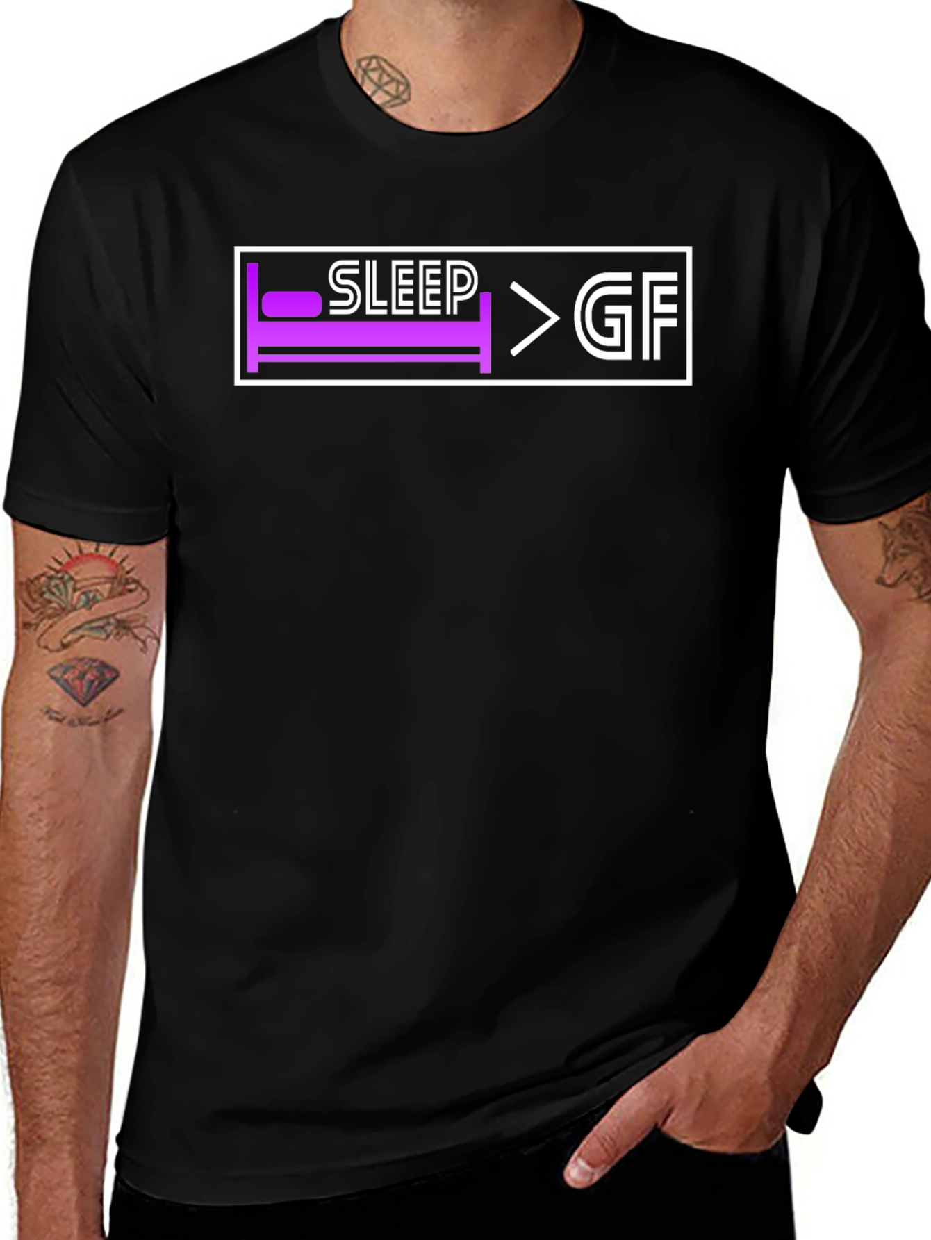 Variant 20 of Sleep Over GF Graphic Tee - Comfy Casual Shirt