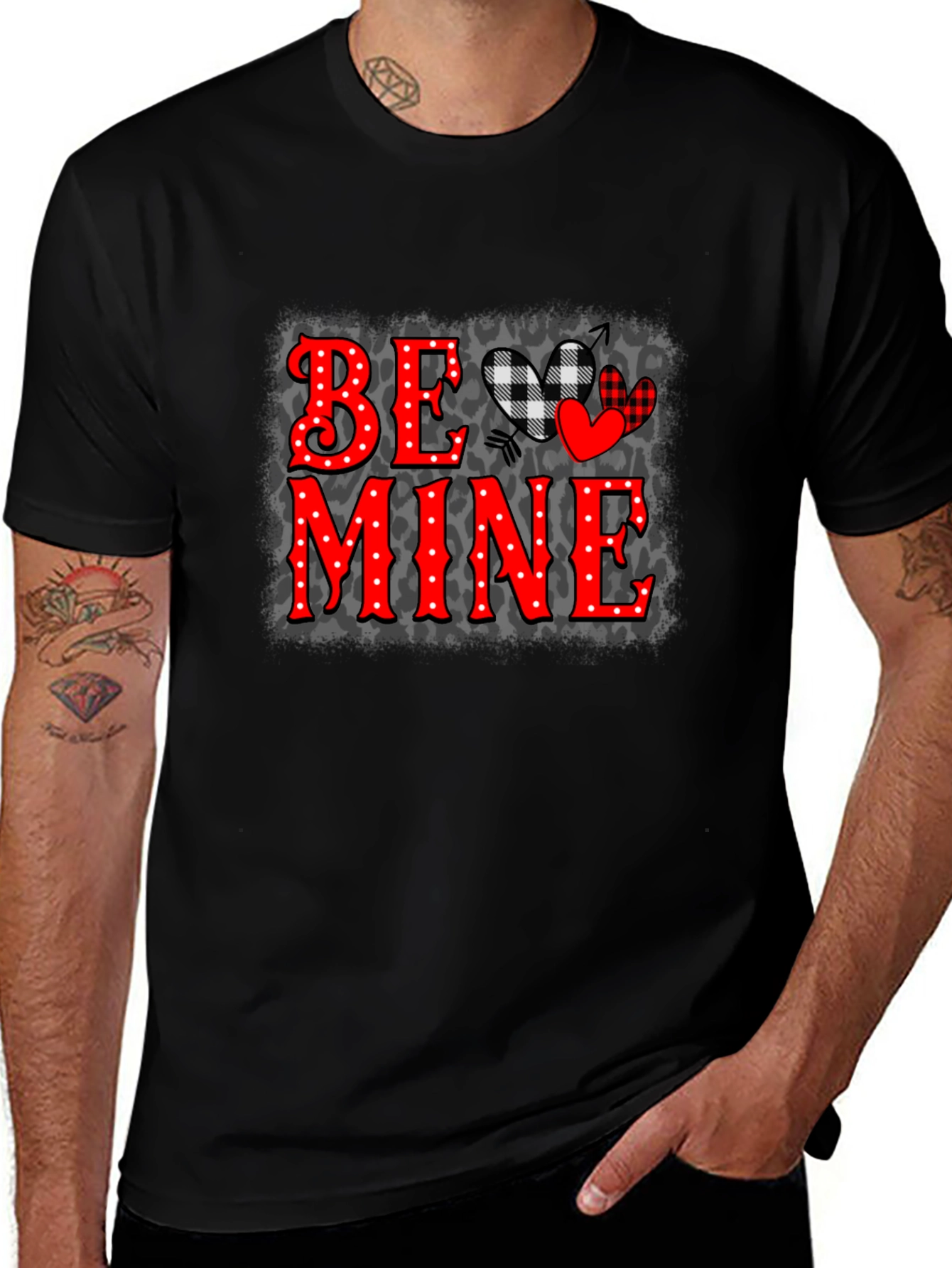 Variant 14 of Be Mine Graphic Tee - Valentine's Day T-Shirt