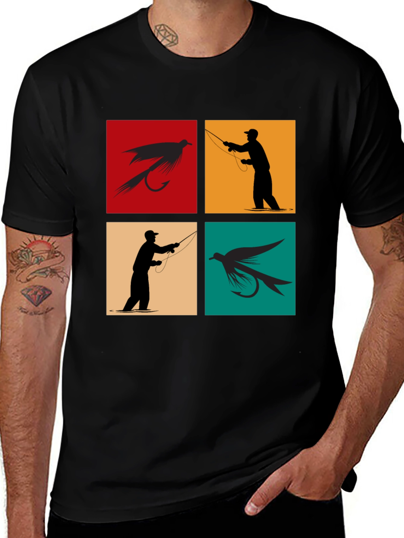 Variant 12 of Fly Fishing Graphic Tee