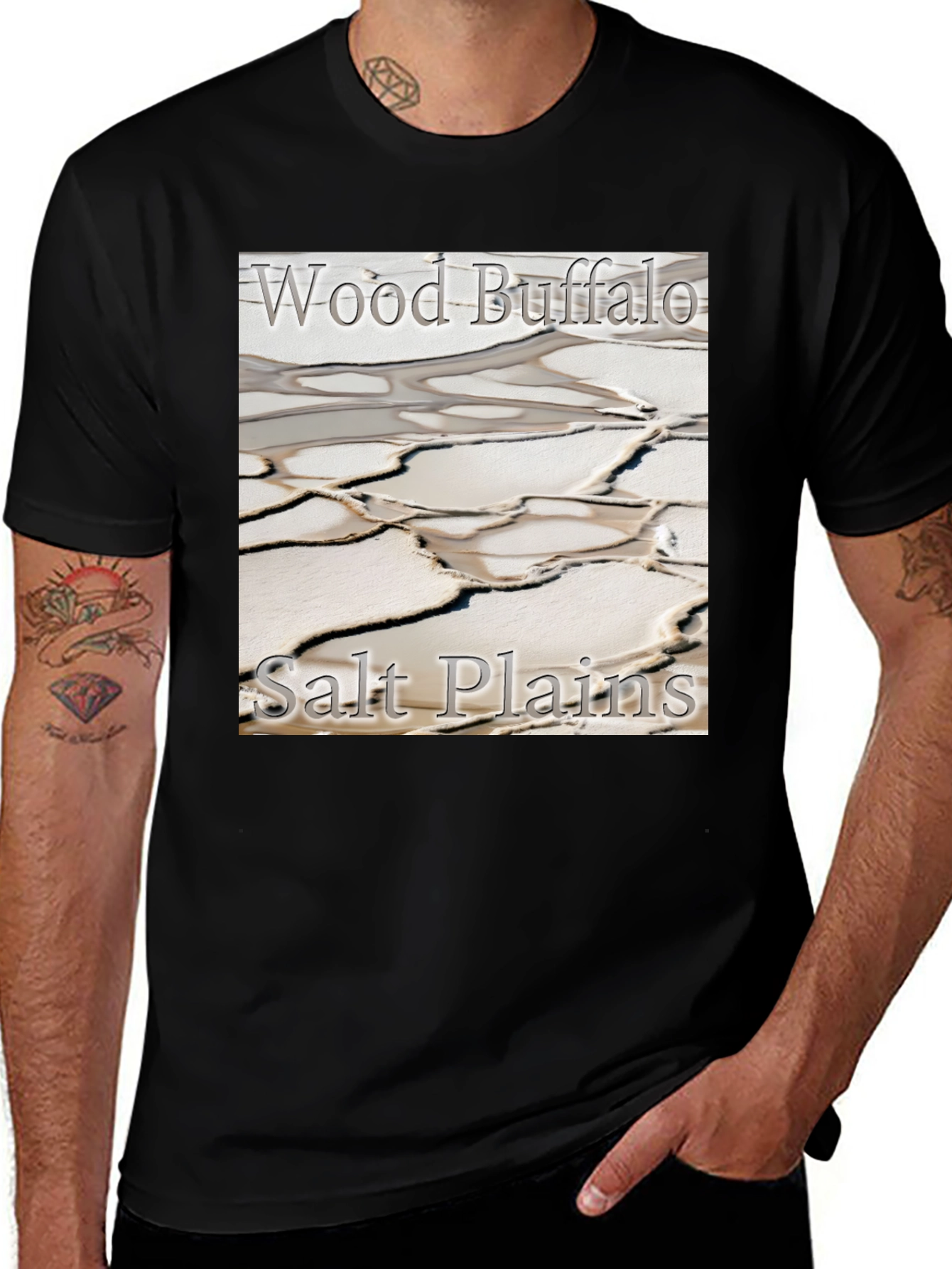 Variant 15 of Wood Buffalo Salt Plains Graphic T-Shirt