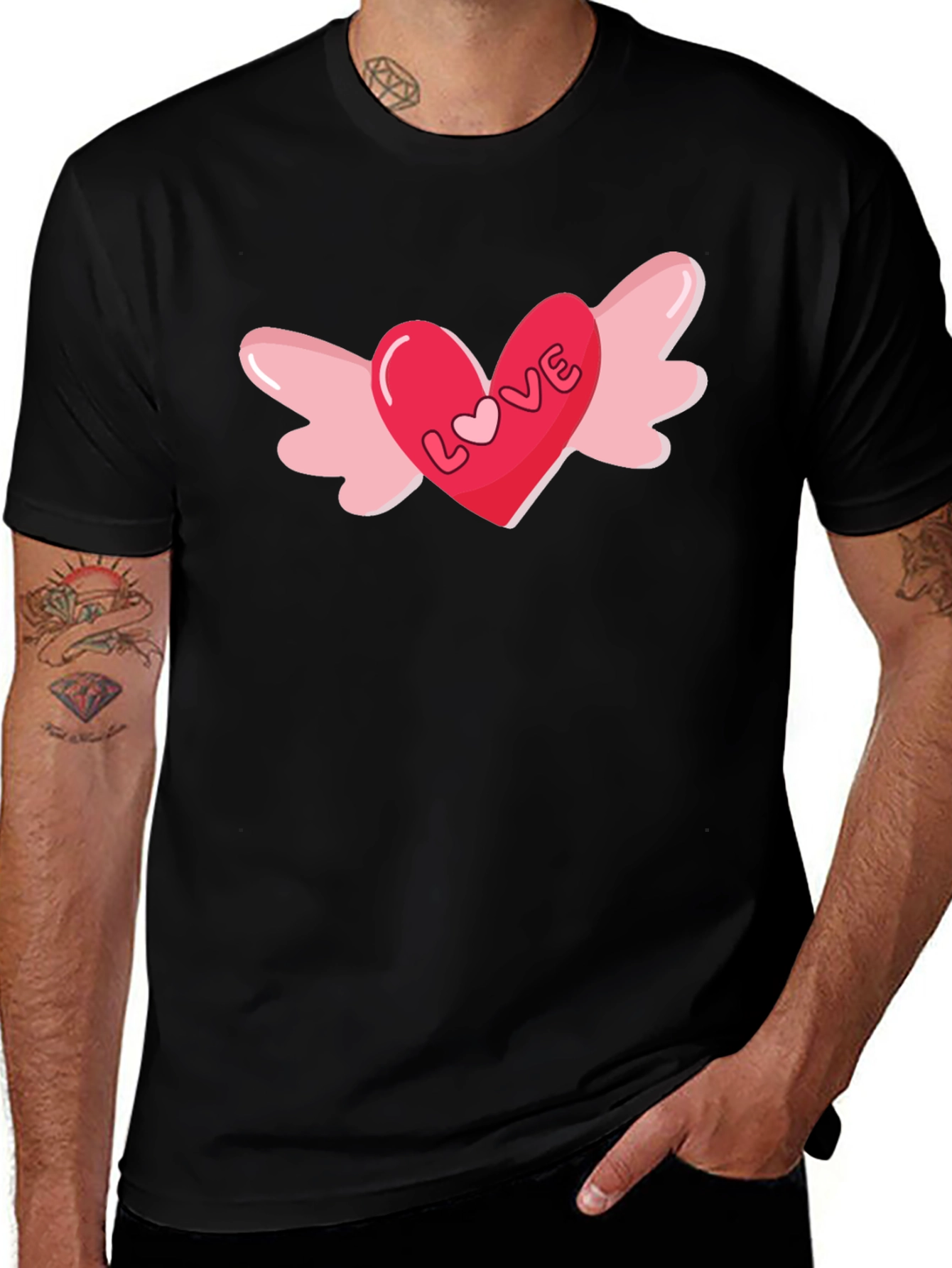 Variant 26 of Love Heart Wings T-Shirt