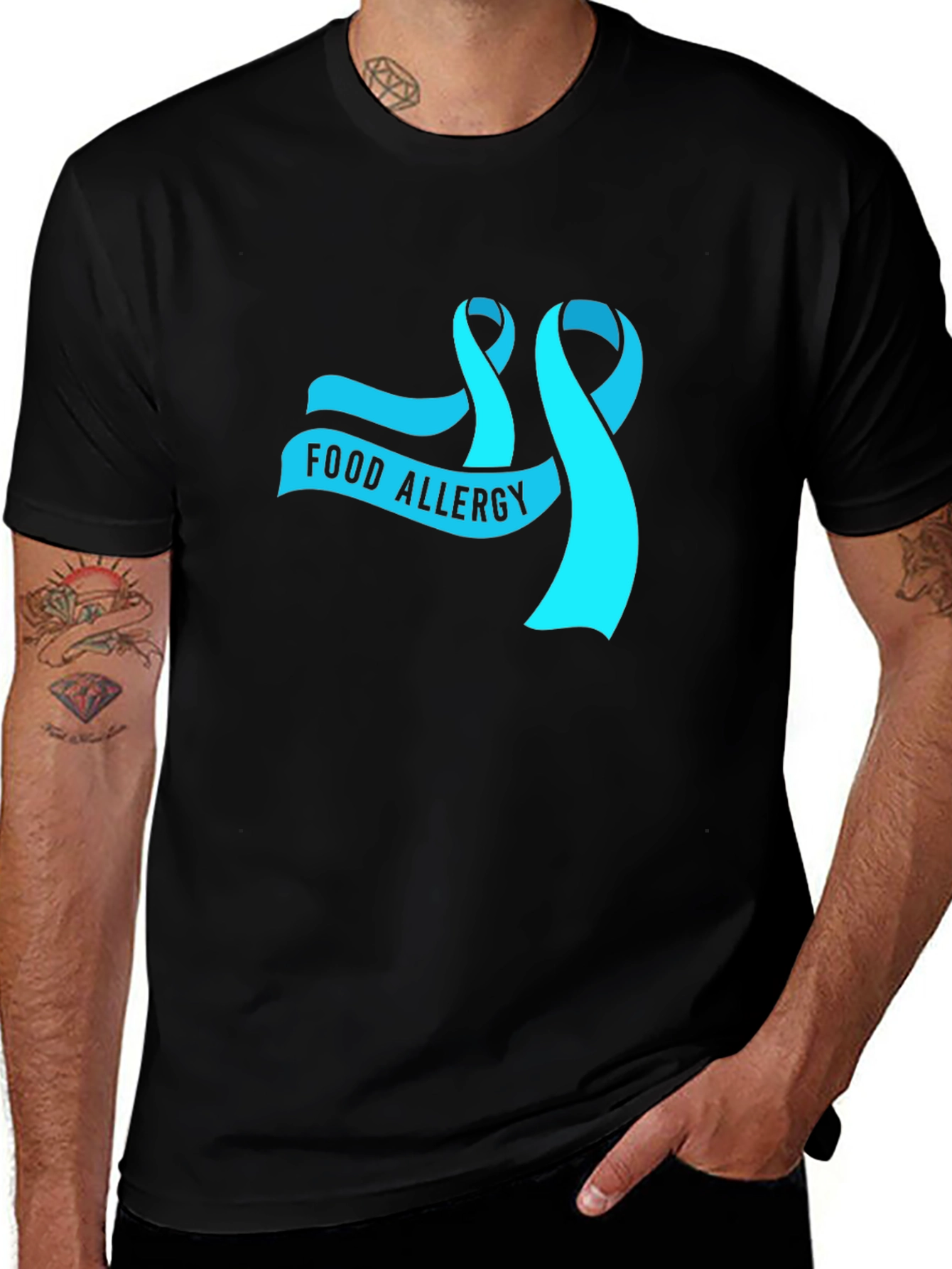 Food Allergy Awareness Ribbon T-Shirt