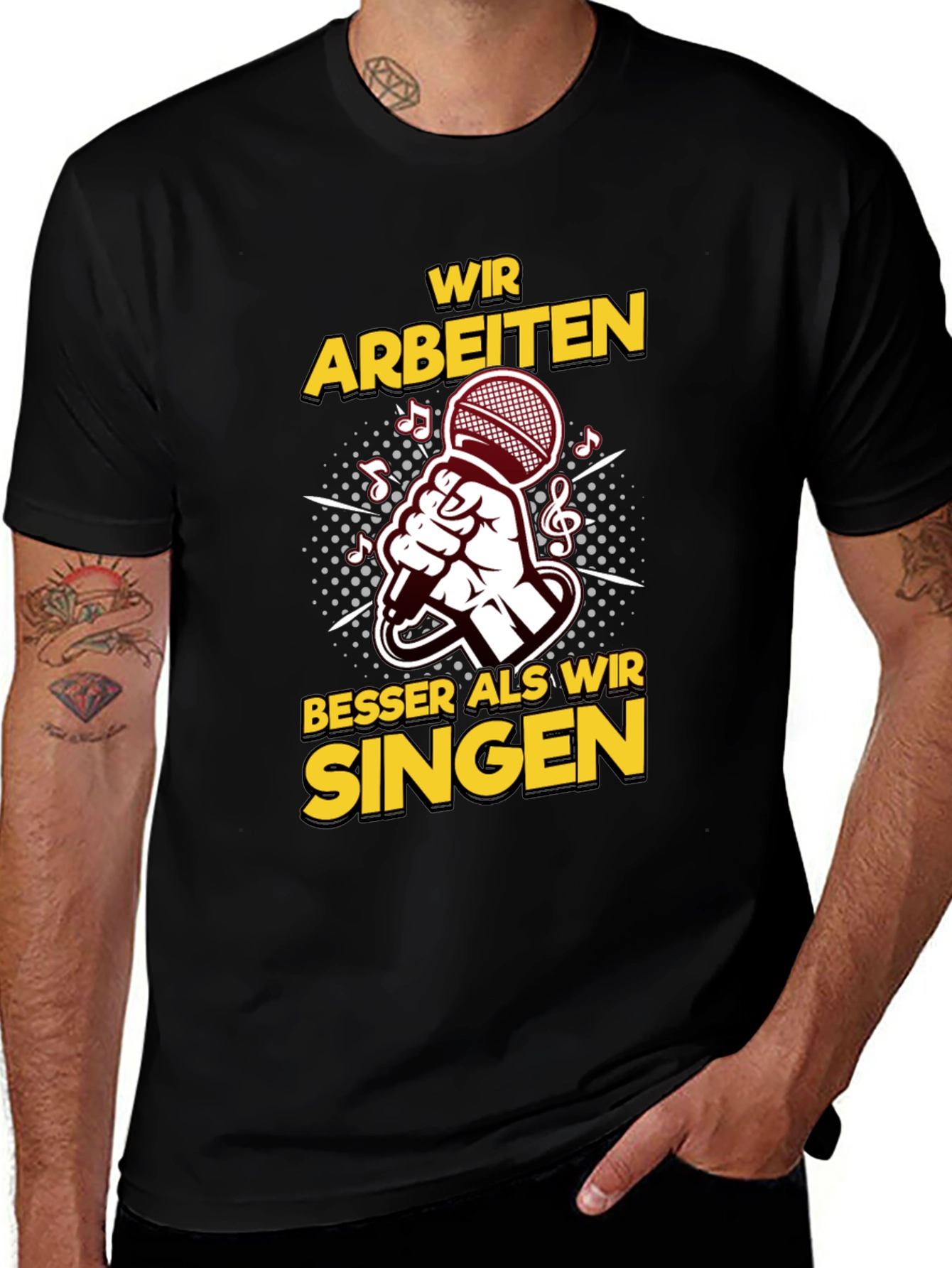 Variant 7 of Work Better Than We Sing T-Shirt