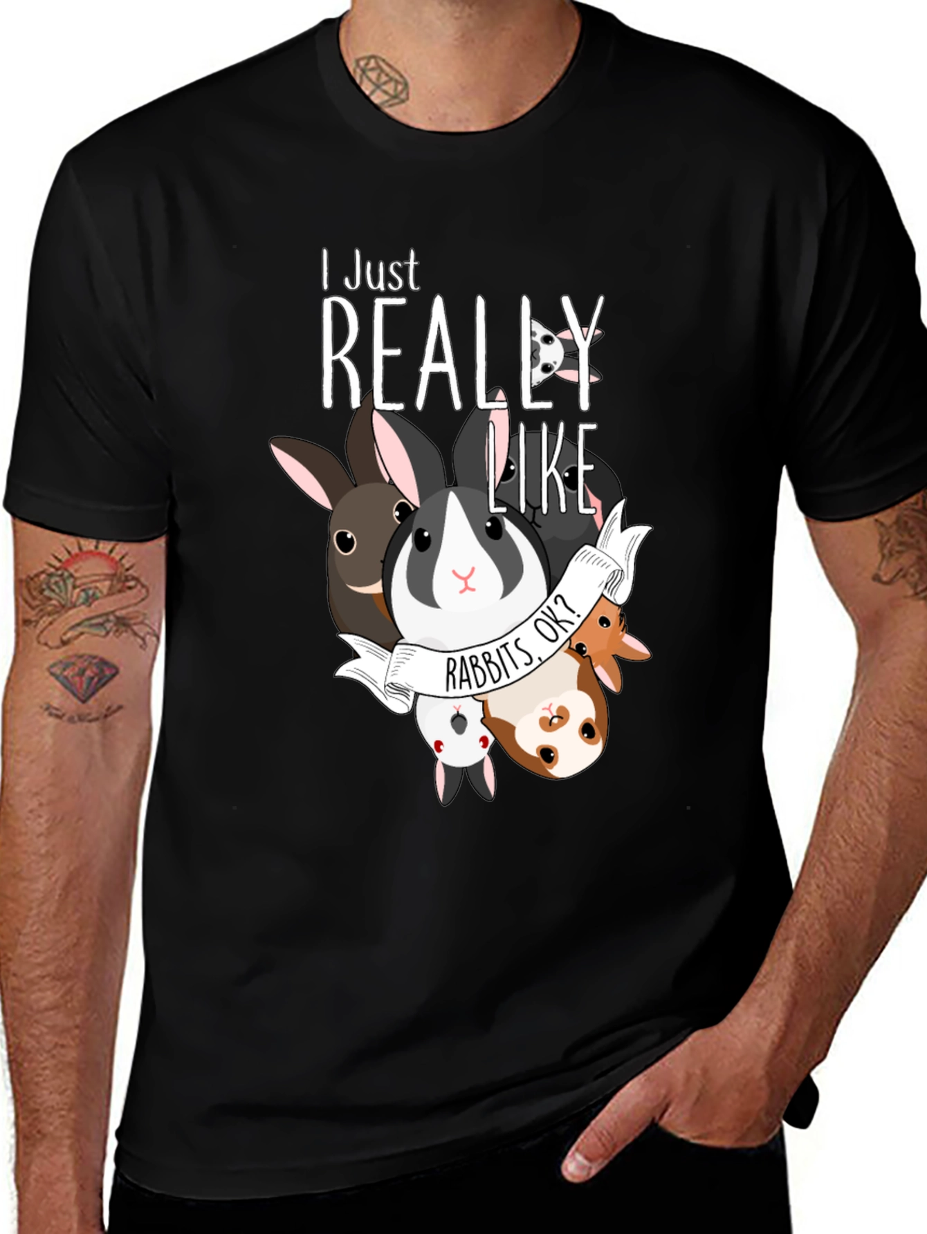 Variant 23 of I Just Really Like Rabbits T-Shirt