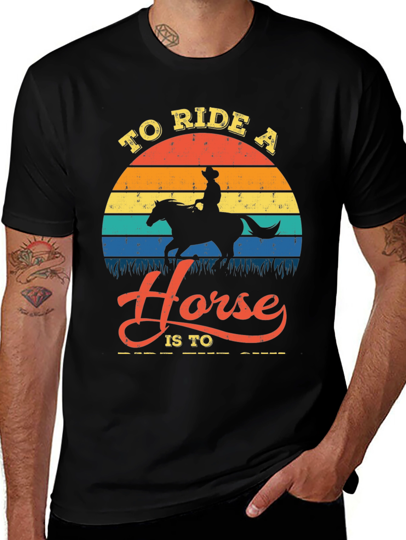 Variant 19 of To Ride A Horse T-Shirt