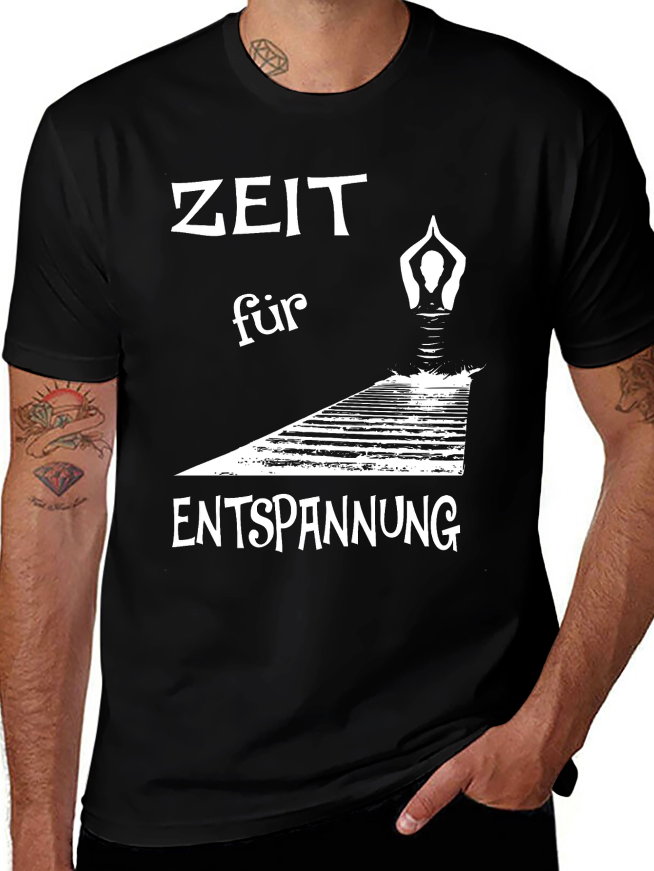 Variant 20 of Zeit für Entspannung T-Shirt - Yoga Relaxation Shirt