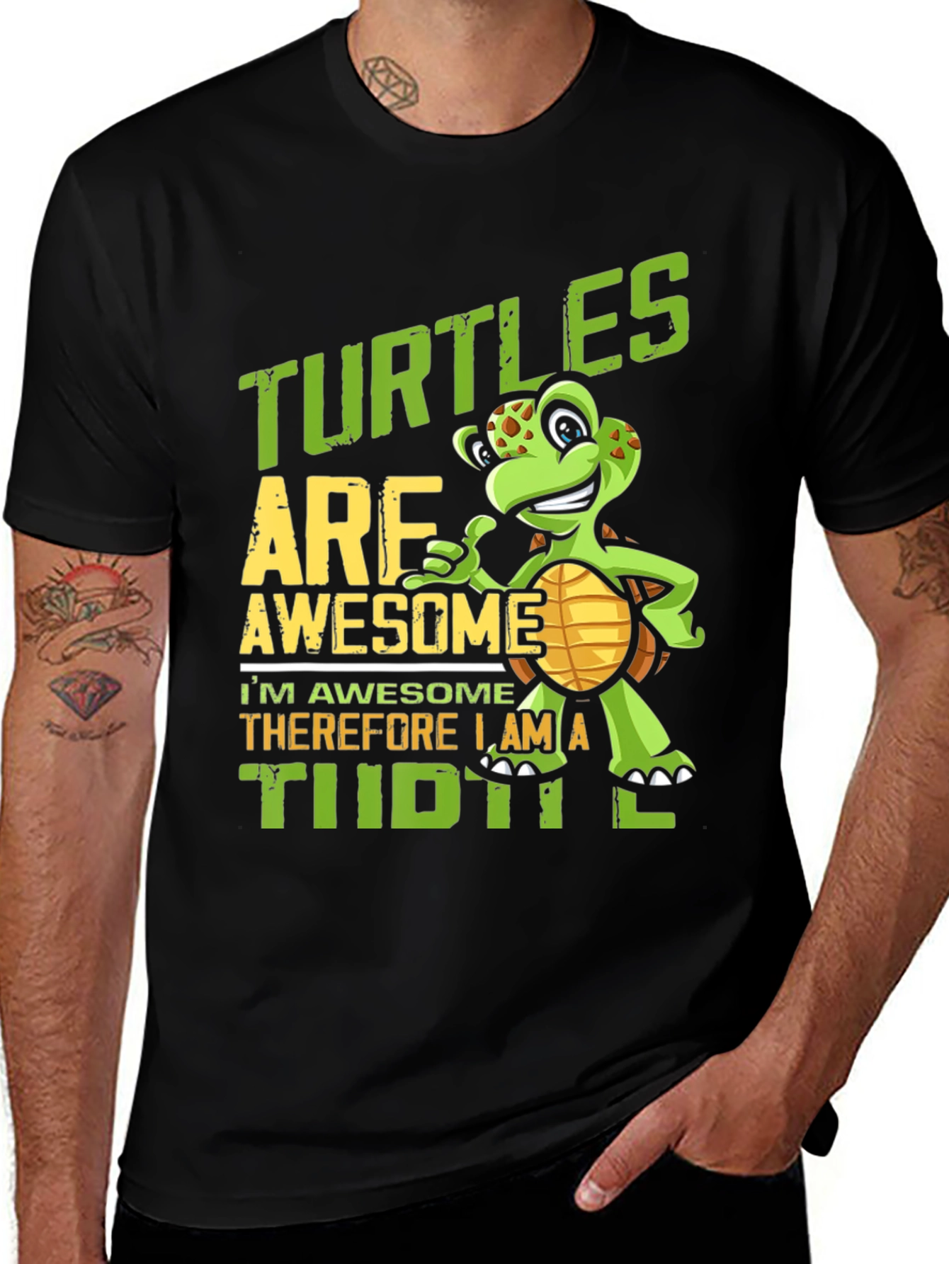 Variant 8 of Turtle Awesome Graphic T-Shirt