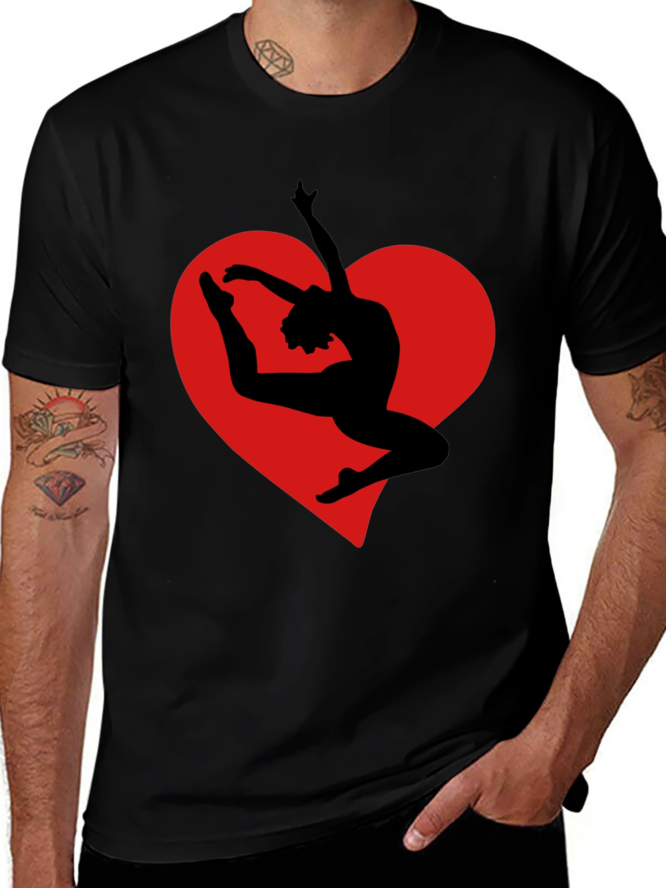 Dancing Heart Graphic T-Shirt