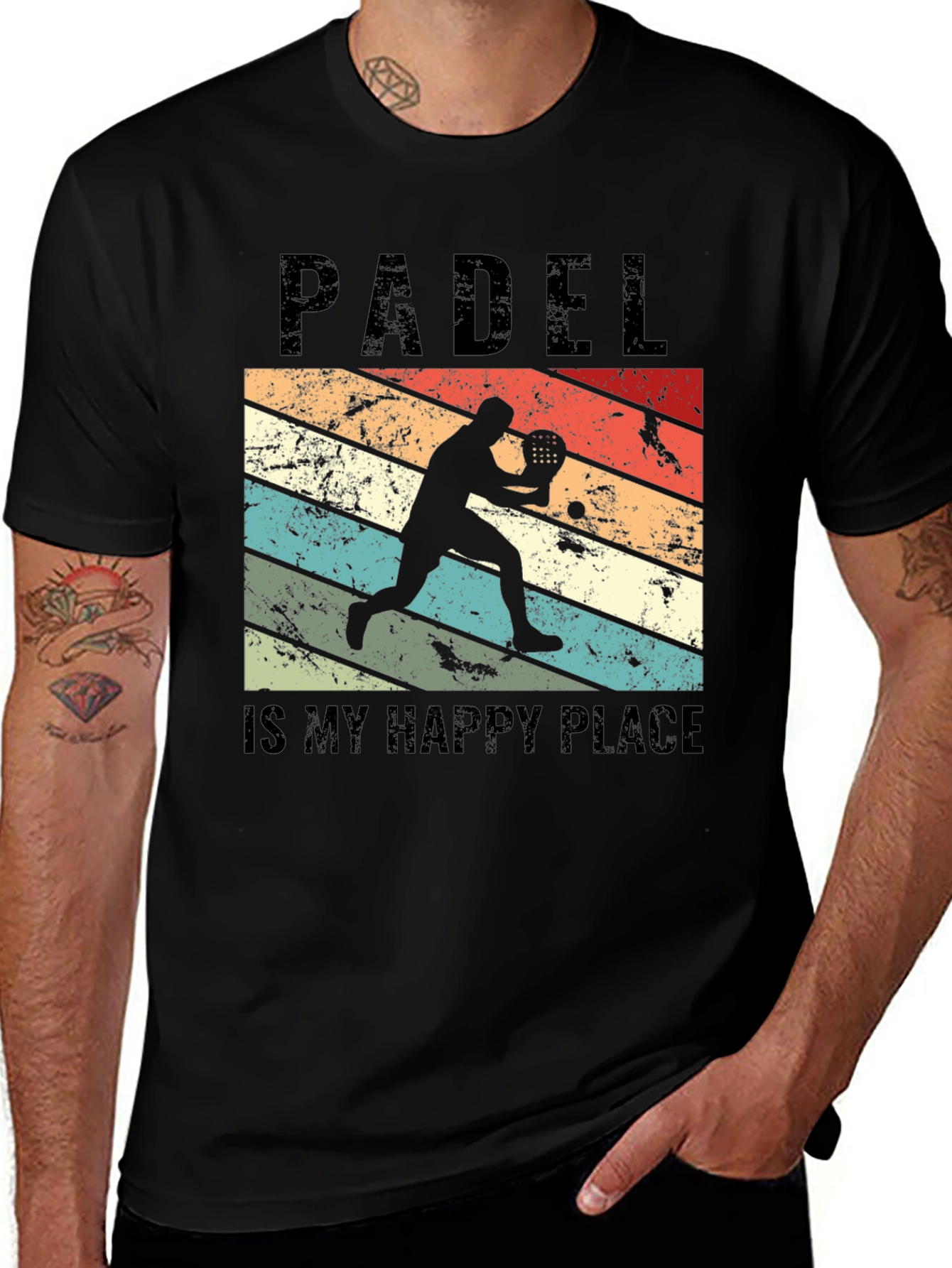 Variant 22 of Padel is My Happy Place T-Shirt