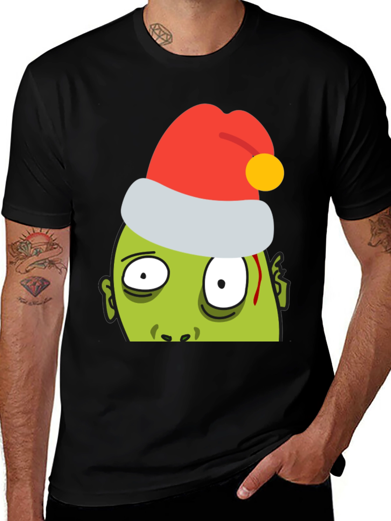 Variant 30 of Christmas Zombie Graphic Tee