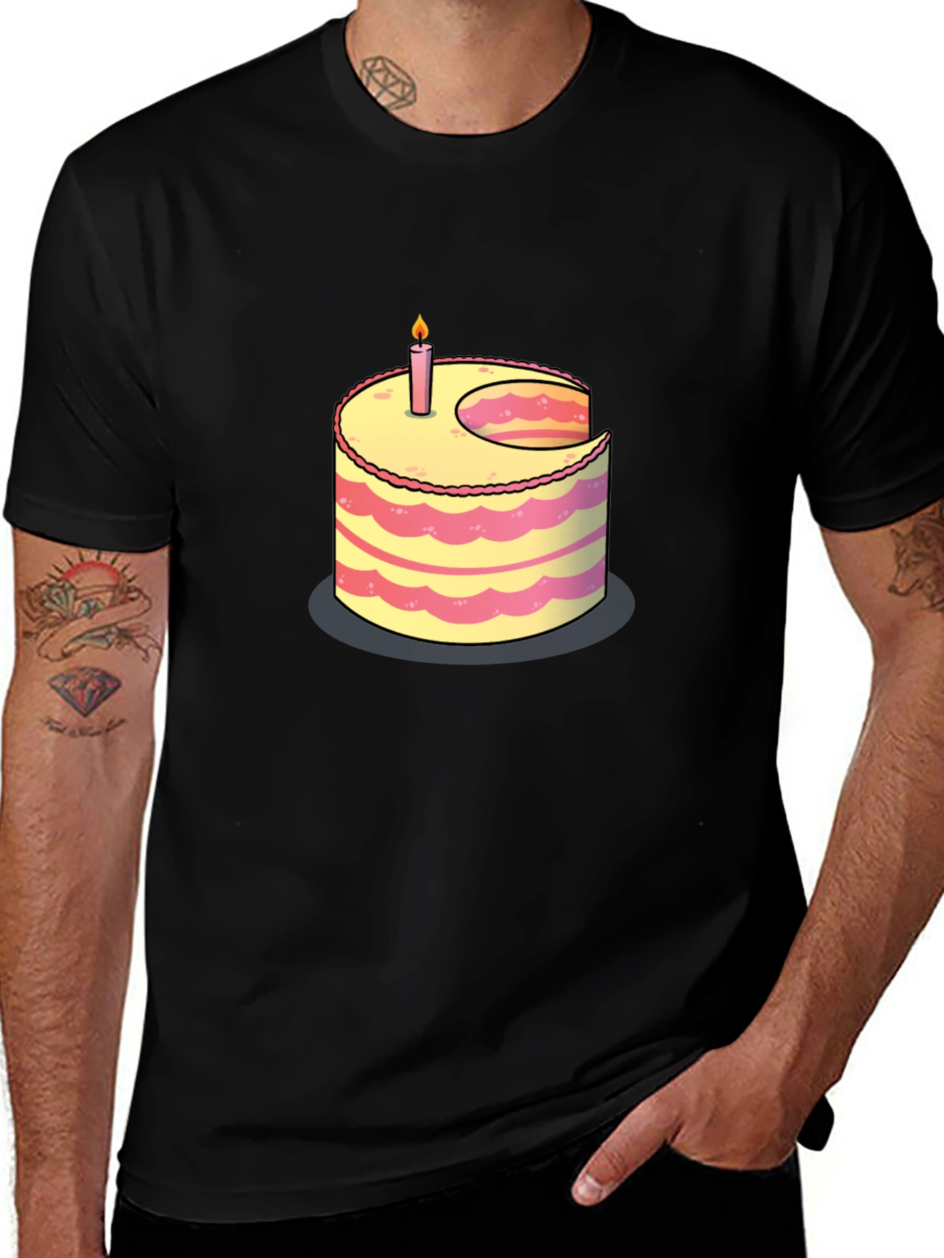 Variant 13 of Cake Slice T-Shirt - Sweet Birthday Style