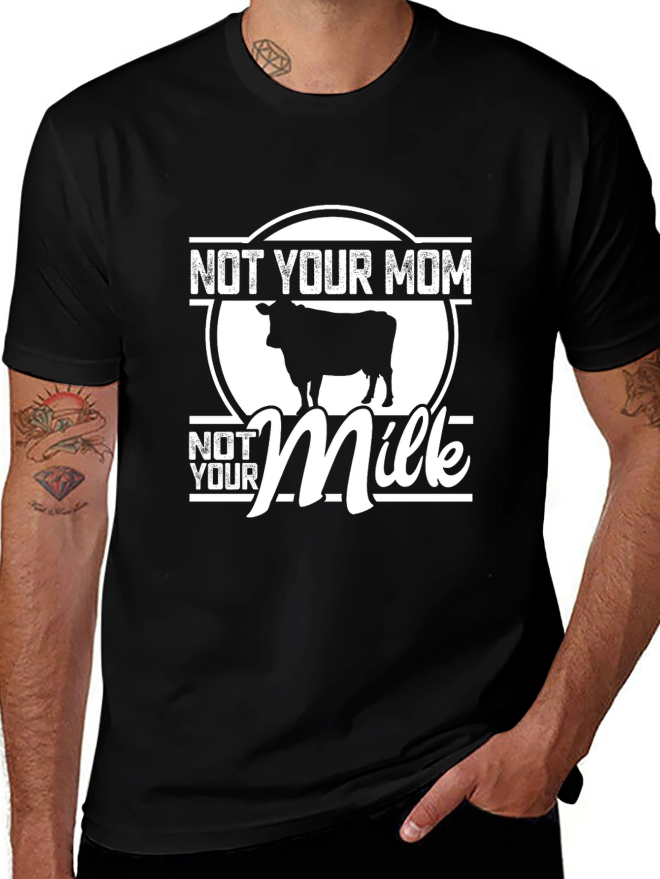 Variant 17 of Not Your Mom, Not Your Milk T-Shirt