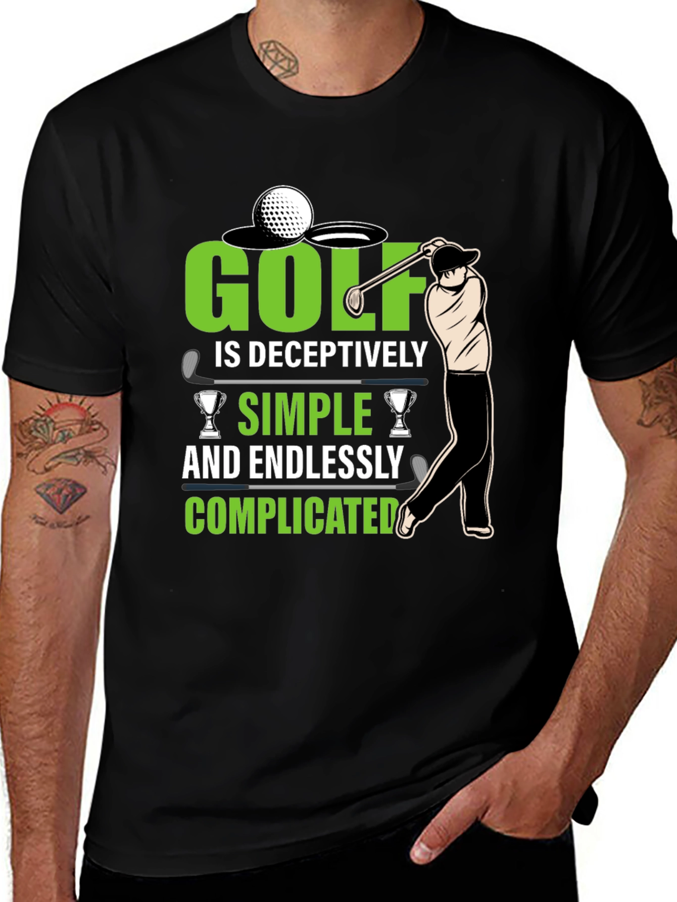Variant 14 of Golf Deceptively Simple T-Shirt