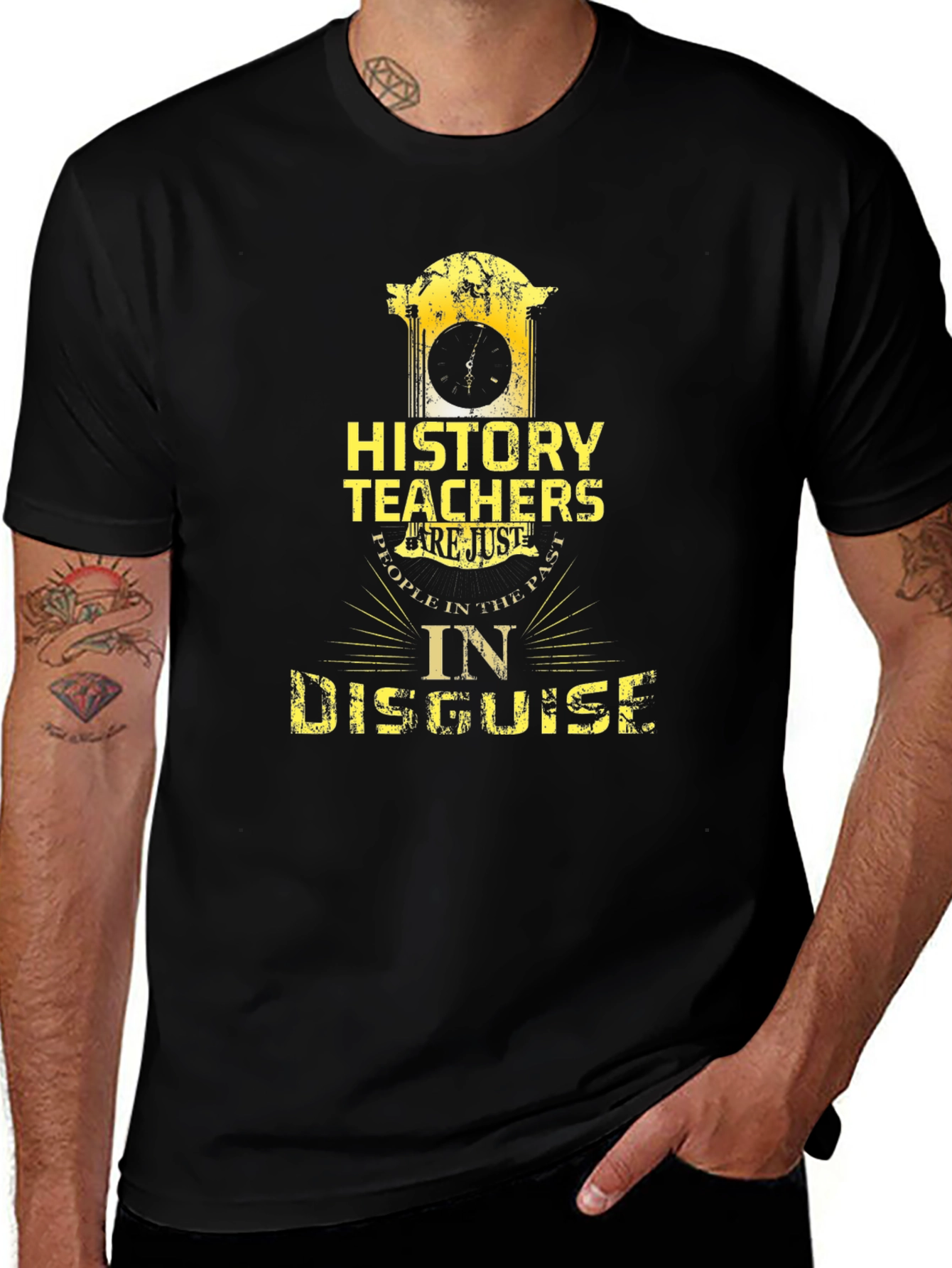 Variant 12 of History Teacher Disguise T-Shirt