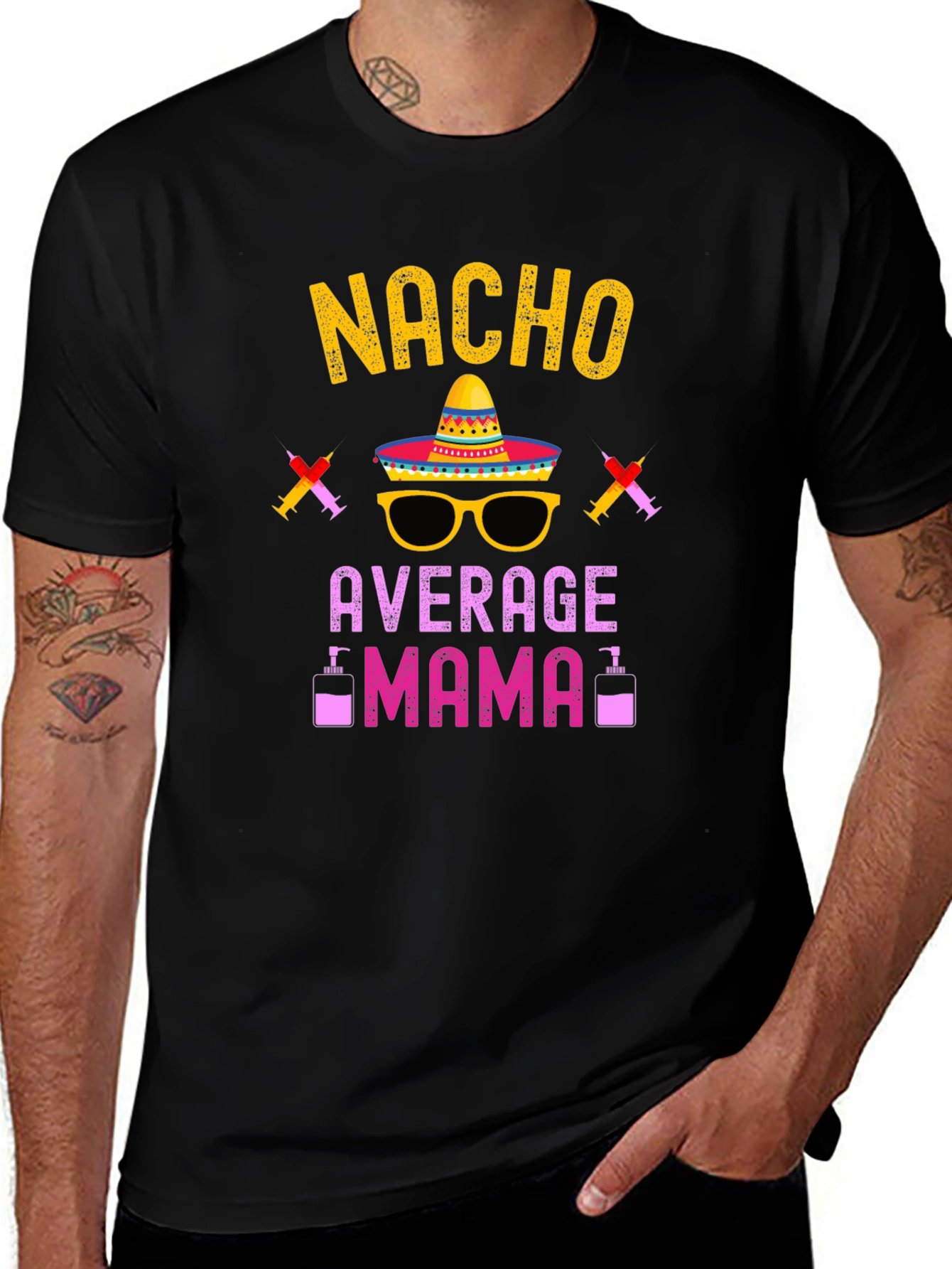 Variant 25 of Nacho Average Mama T-Shirt