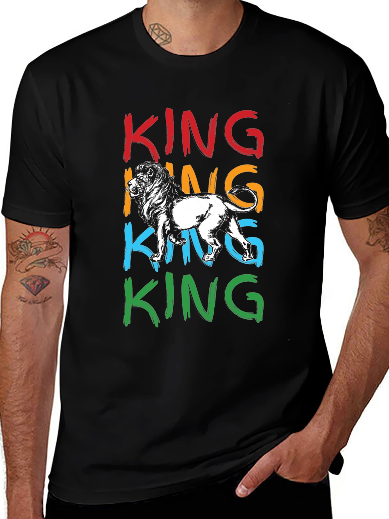 Variant 13 of King Lion Graphic T-Shirt