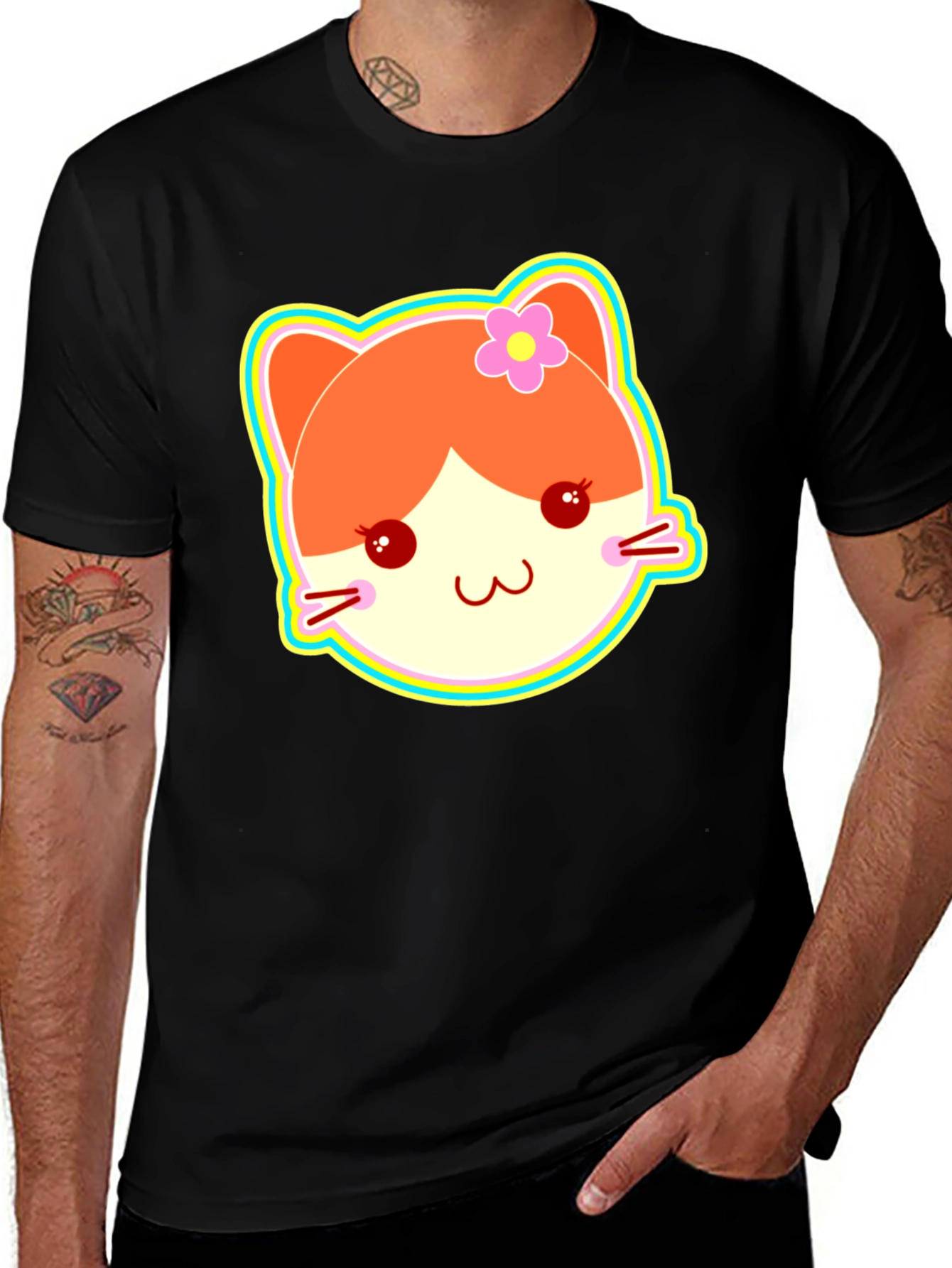 Variant 25 of Kawaii Cat Graphic T-Shirt