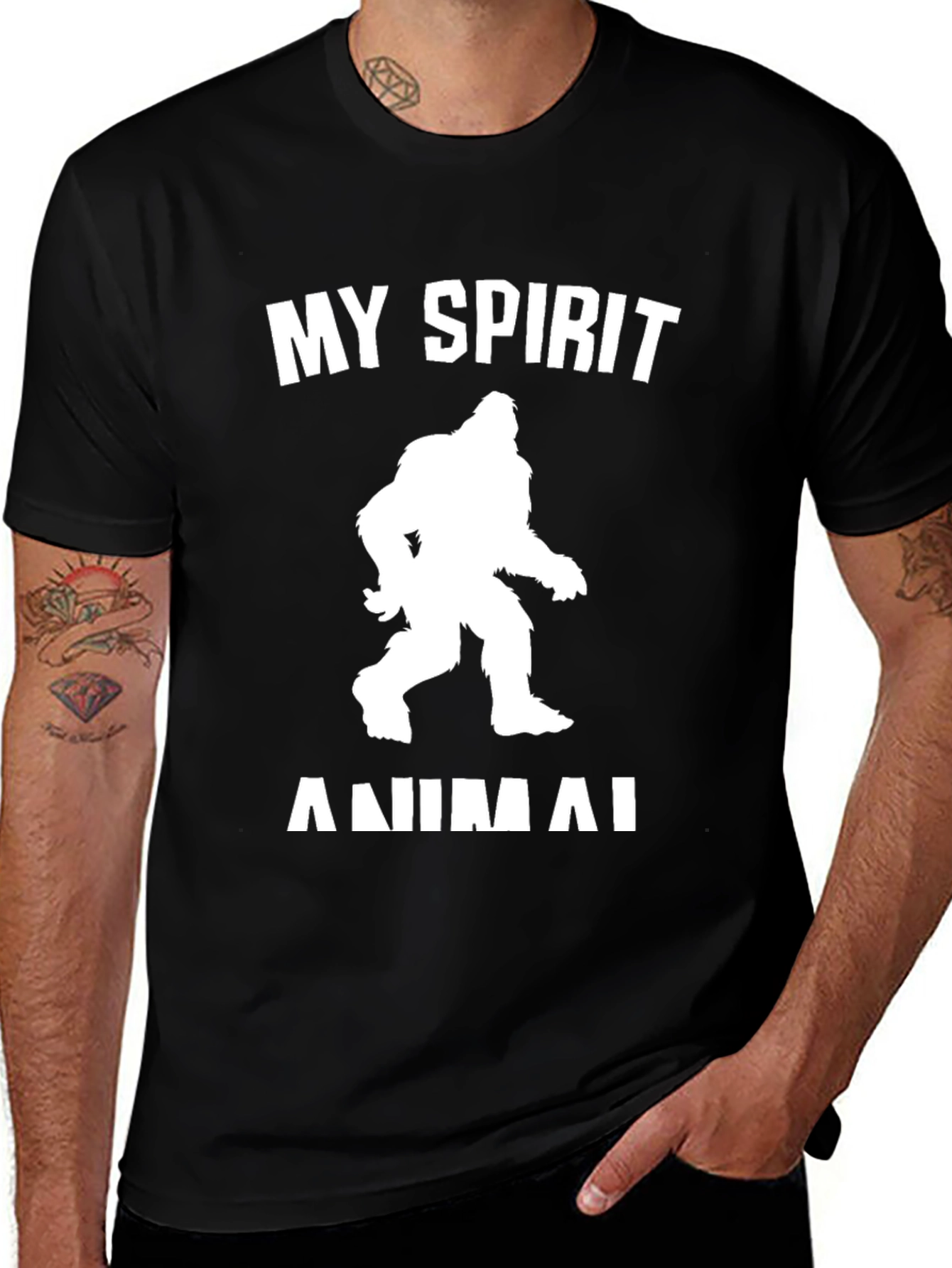 Variant 6 of My Spirit Animal Bigfoot T-Shirt