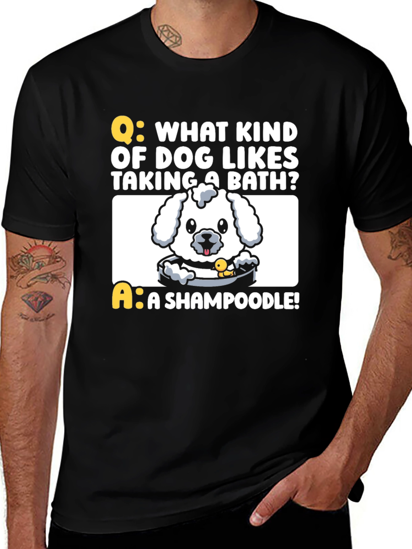 Variant 23 of Shampoodle T-Shirt Funny Dog Lover Tee