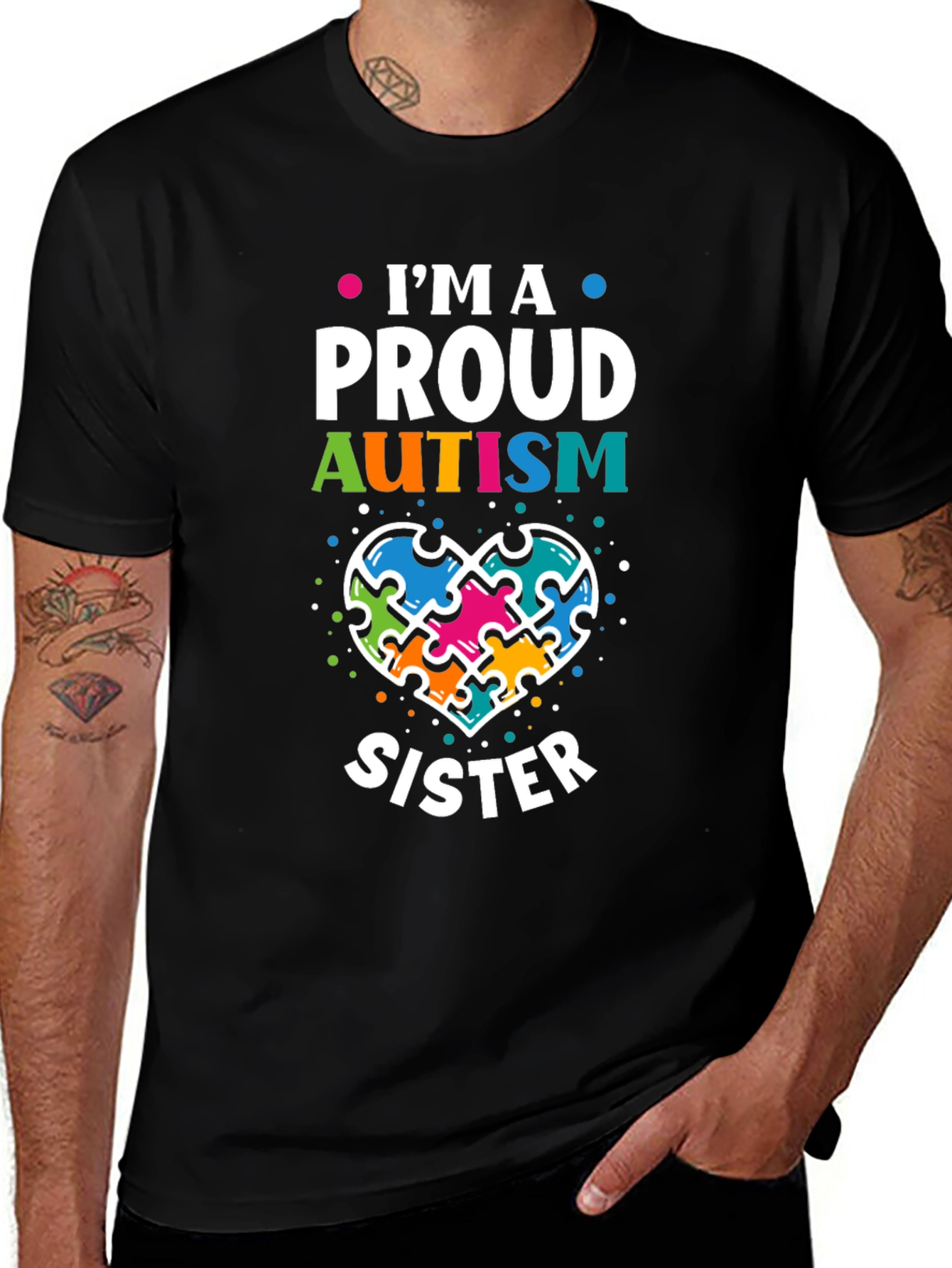 Proud Autism Sister T-Shirt