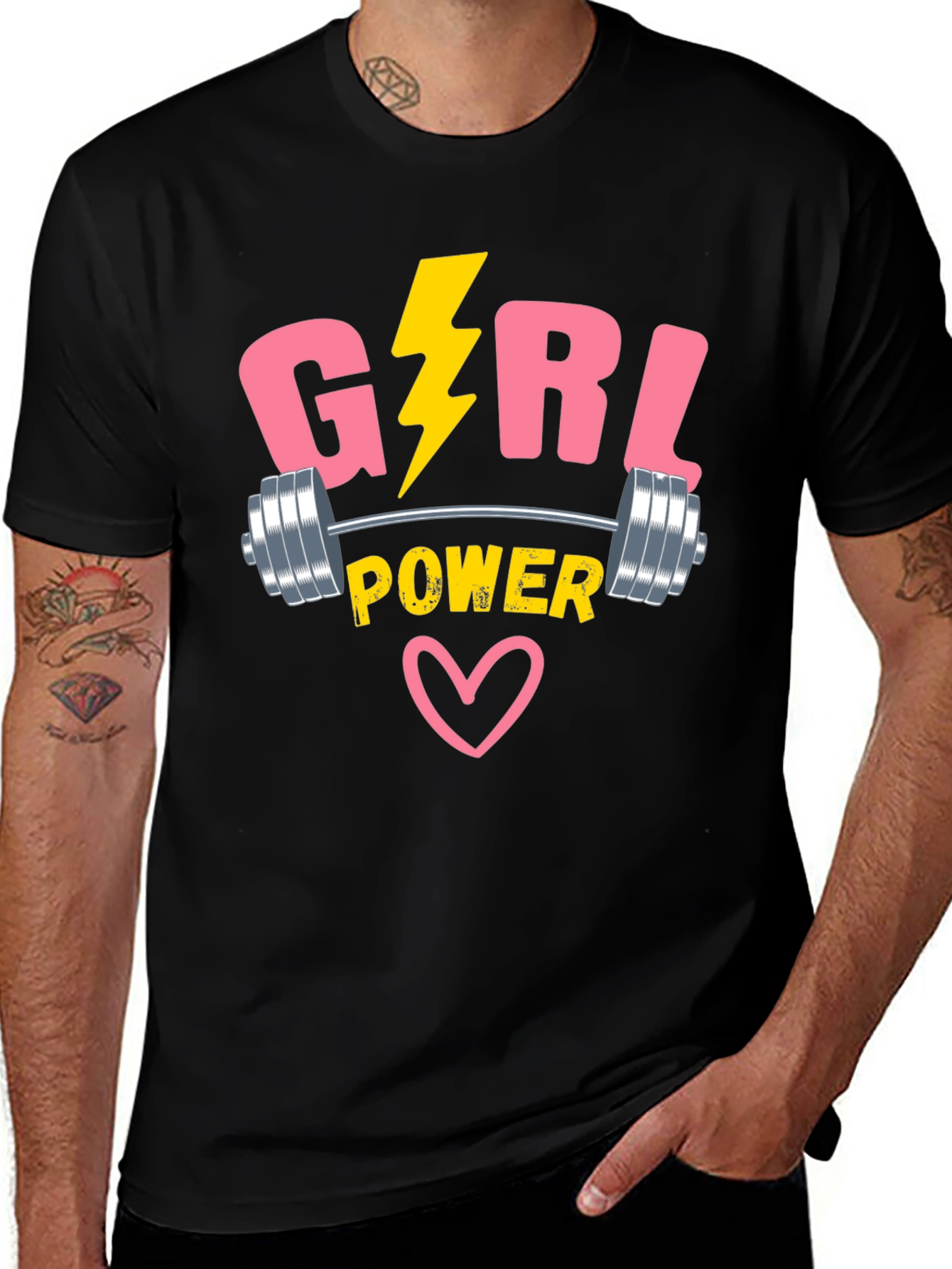 Variant 29 of Girl Power Gym T-Shirt