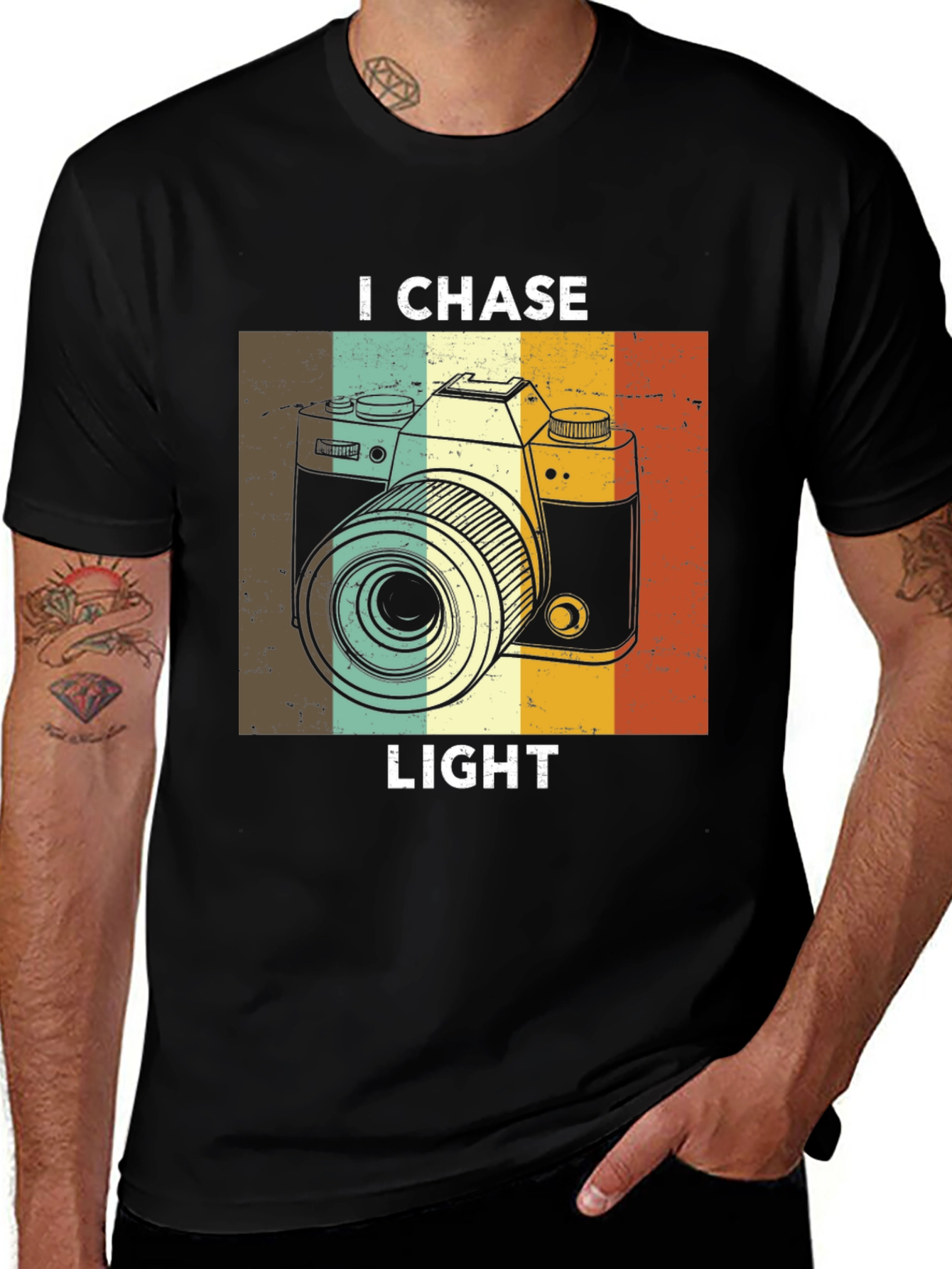 Variant 4 of I Chase Light Camera Graphic Tee