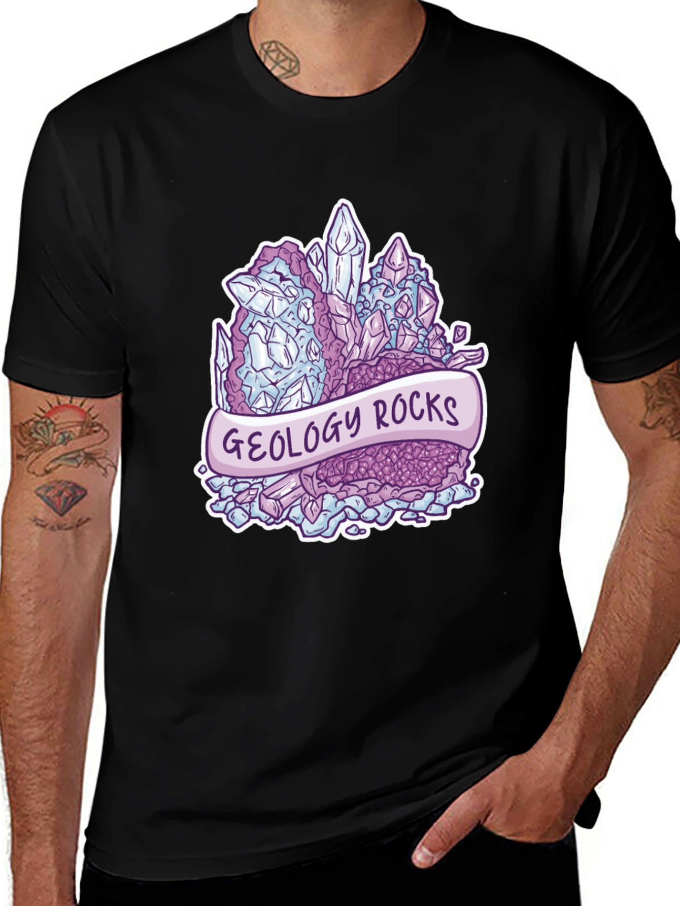 Variant 30 of Geology Rocks Crystal T-Shirt - Unique Design