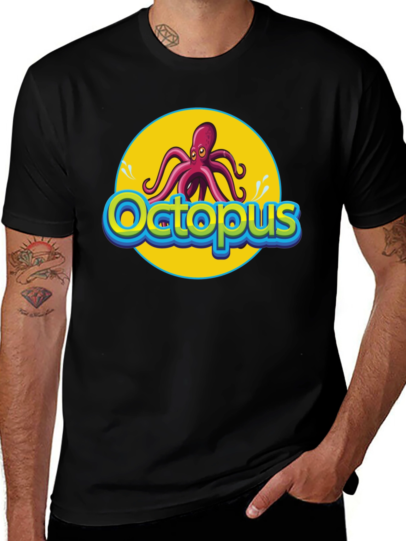Variant 10 of Octopus Graphic T-Shirt