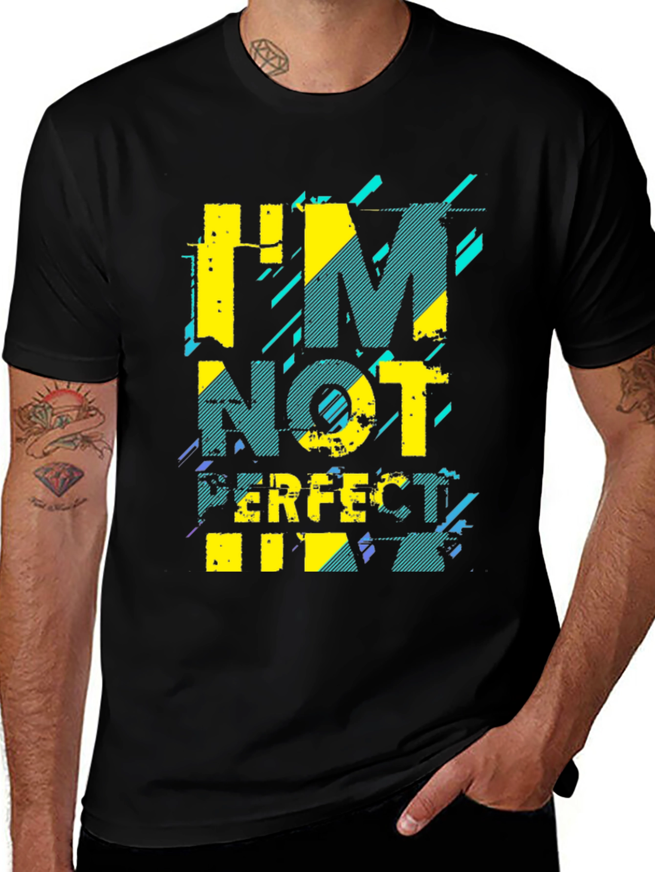 Variant 16 of I'm Not Perfect Graphic T-Shirt