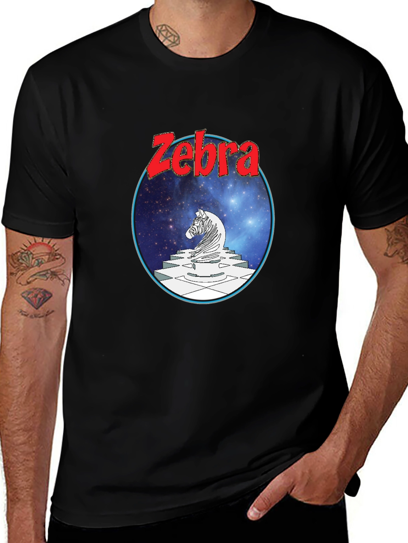 Zebra Band T-Shirt - Classic Rock Music Tee