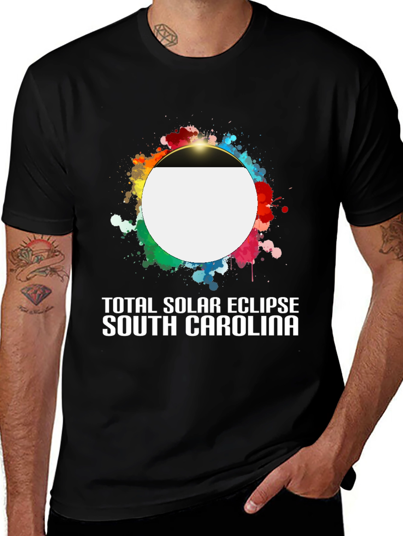 Variant 15 of Total Solar Eclipse South Carolina T-Shirt
