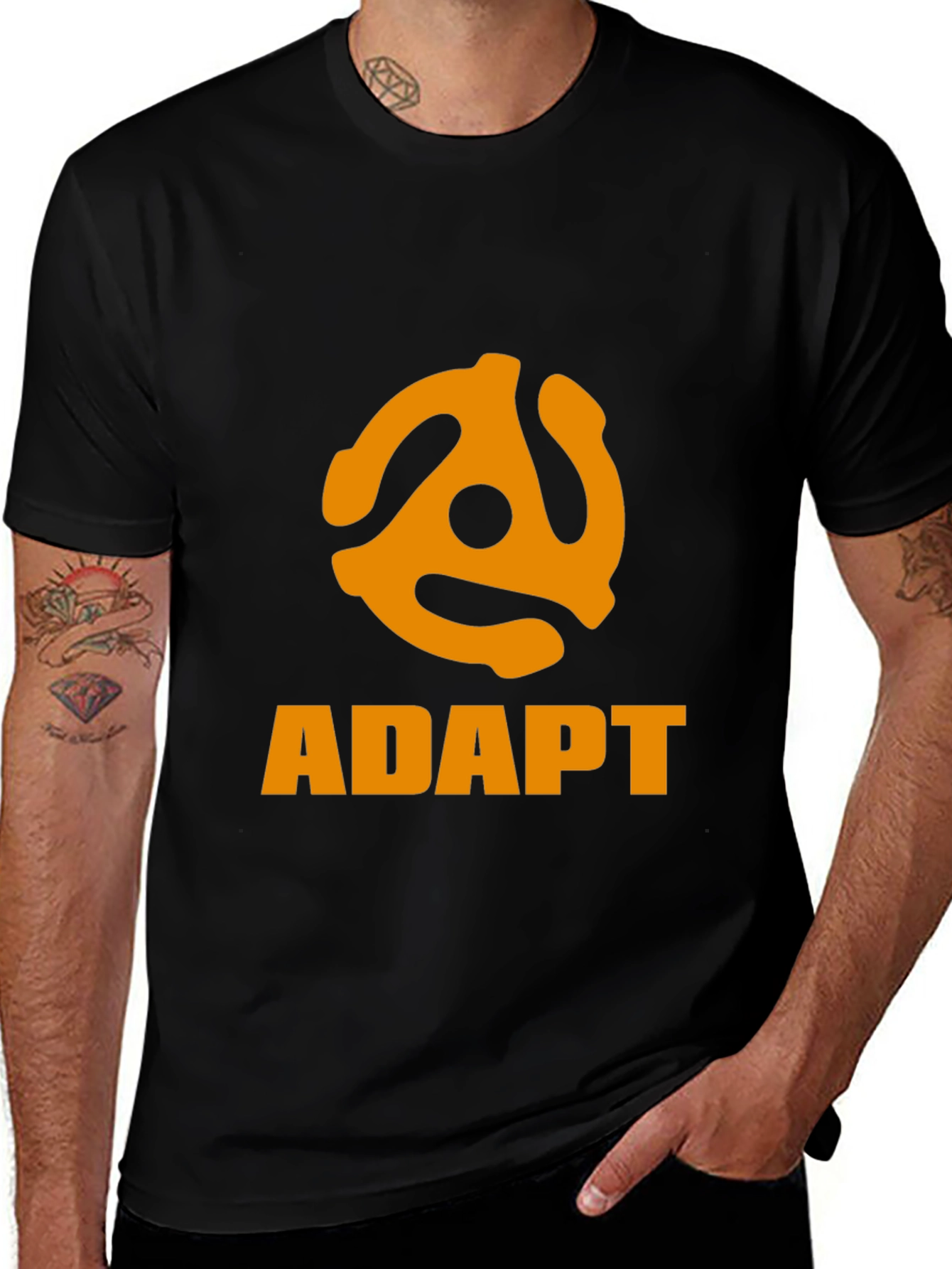 Variant 19 of Adapt Black T-Shirt