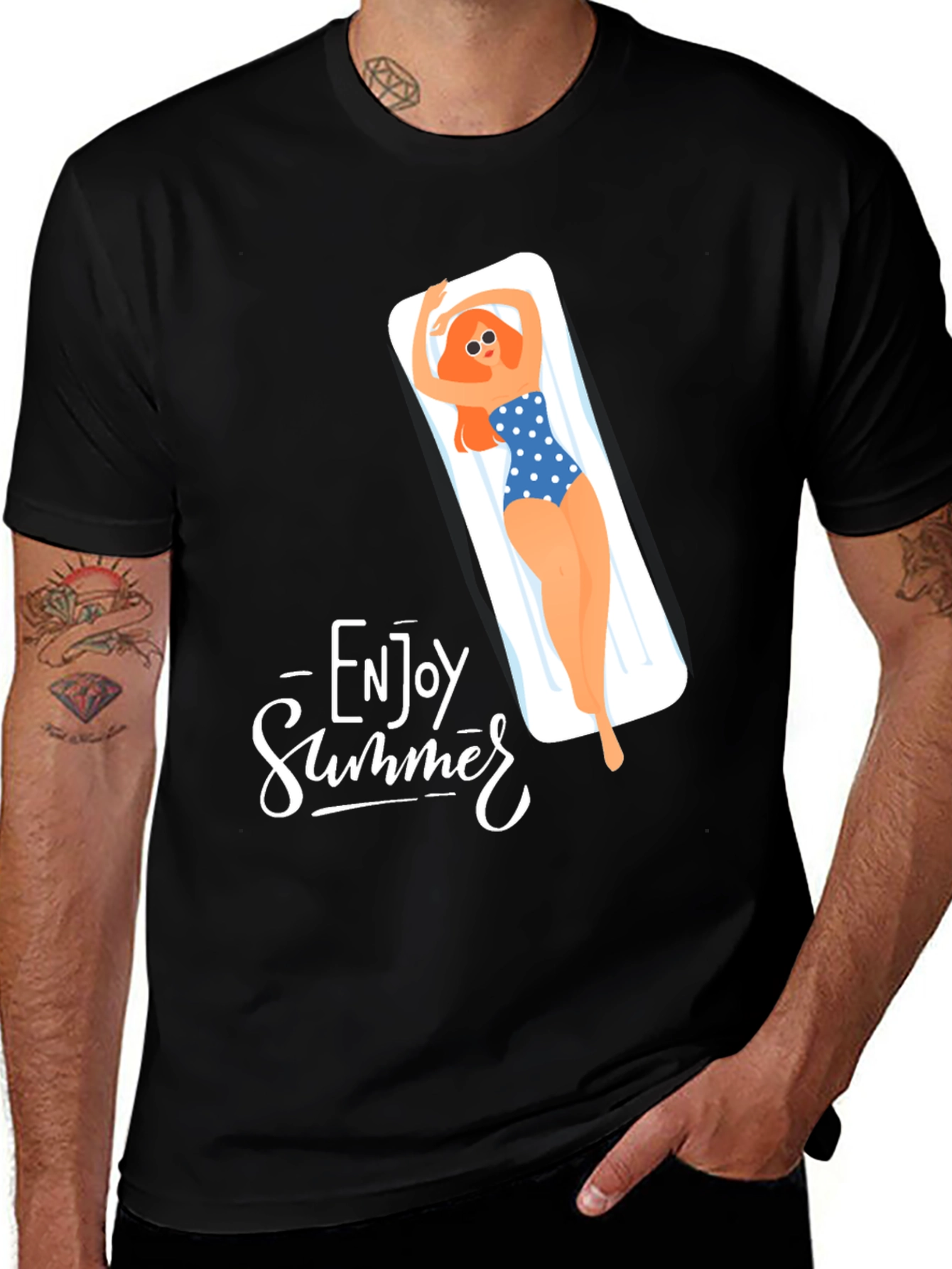 Variant 2 of Enjoy Summer T-Shirt - Relaxed Beach Vibes