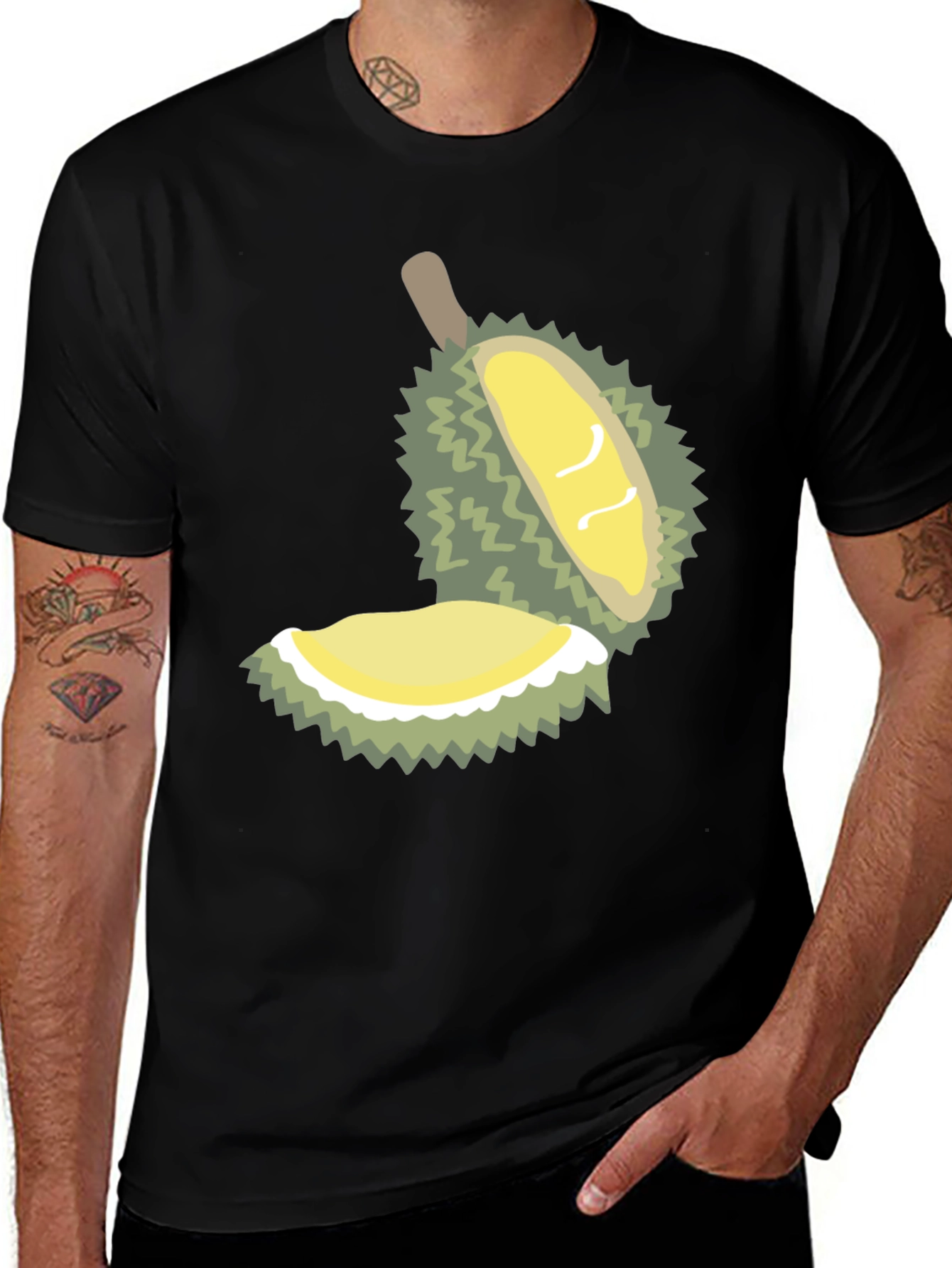 Variant 11 of Durian Graphic Tee - Tropical Fruit Lover's Shirt