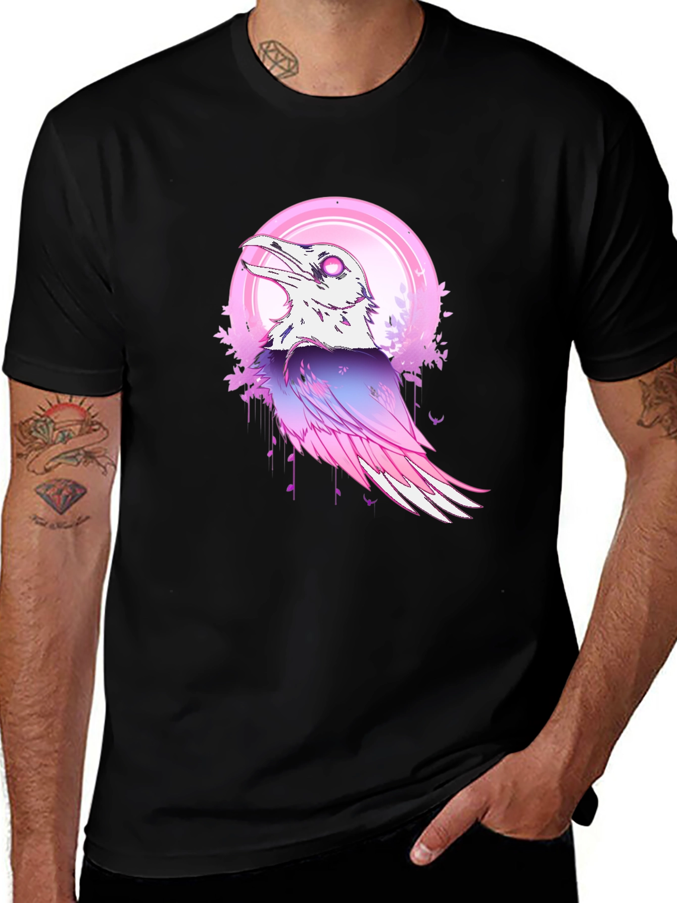 Variant 21 of Raven Graphic T-Shirt - Modern Style