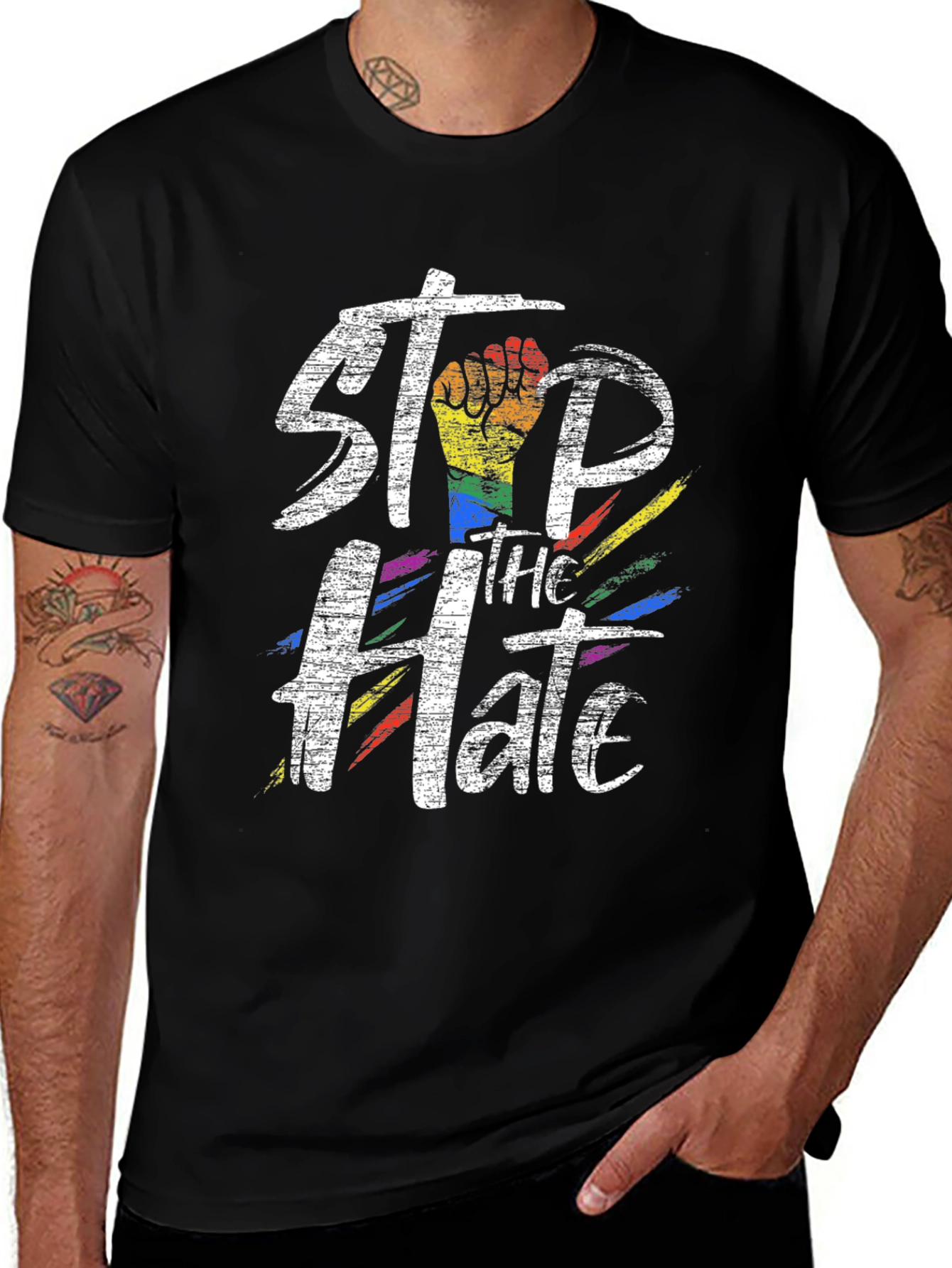 Variant 24 of Stop The Hate Pride T-Shirt