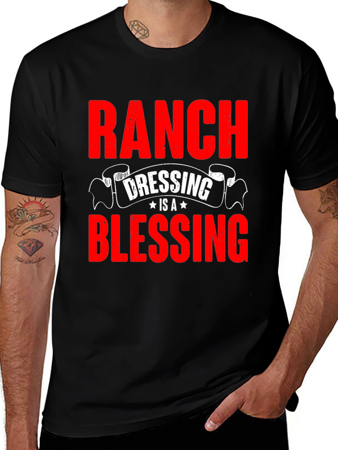 Ranch Dressing is a Blessing Funny T-Shirt