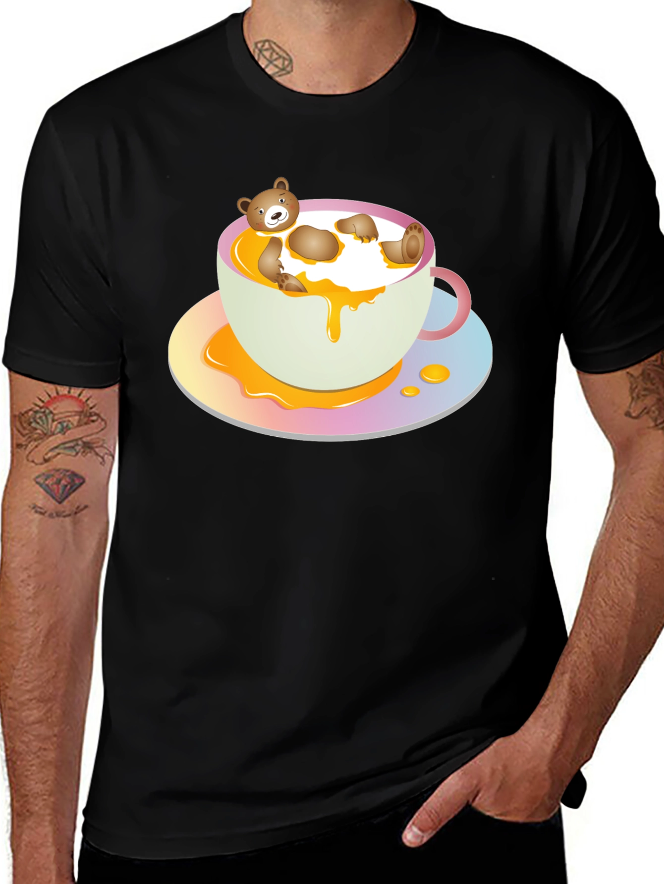 Honey Bear in Cup T-Shirt