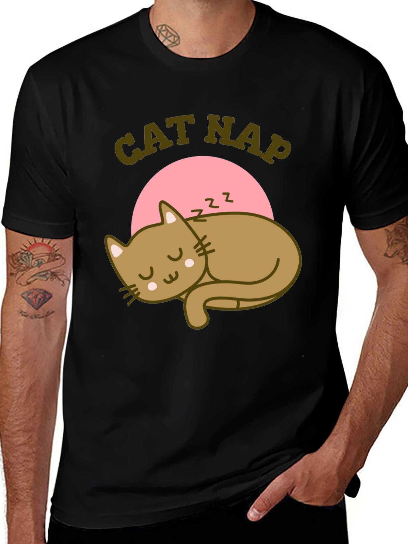Variant 24 of Cat Nap T-Shirt - Funny Graphic Tee