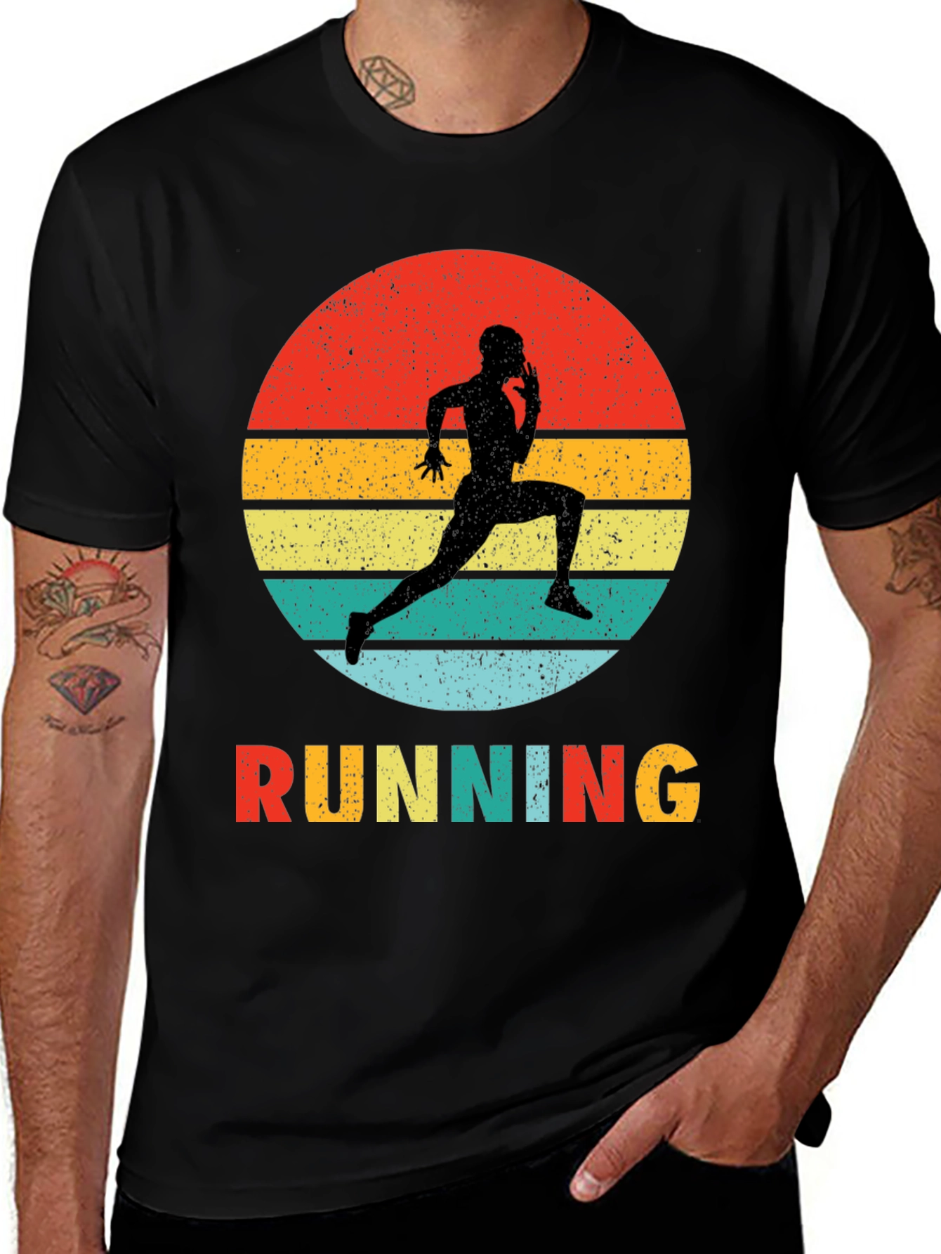 Variant 17 of Retro Running T-Shirt