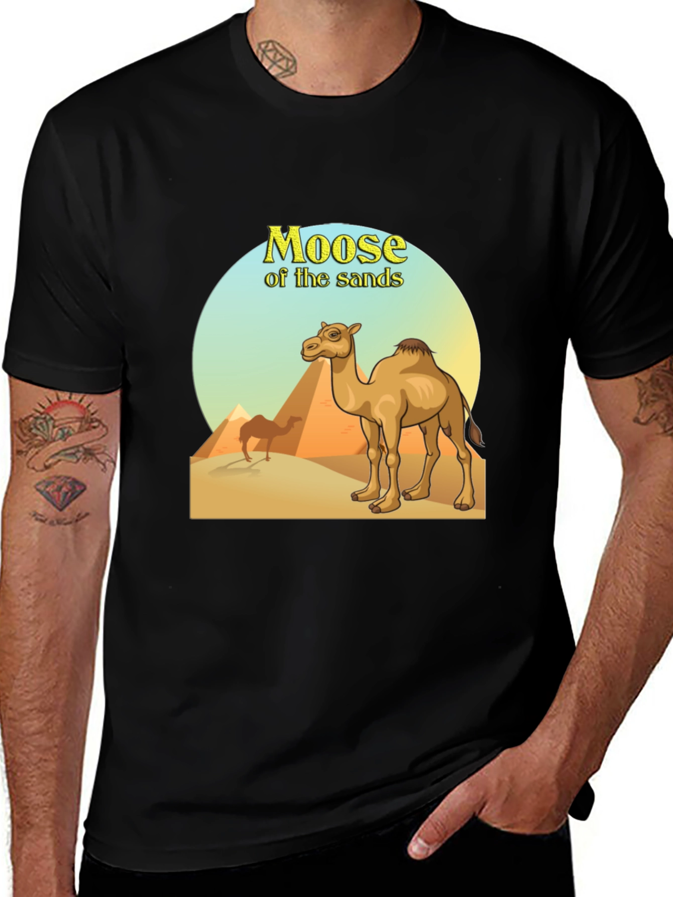 Variant 21 of Moose of the Sands Graphic T-Shirt