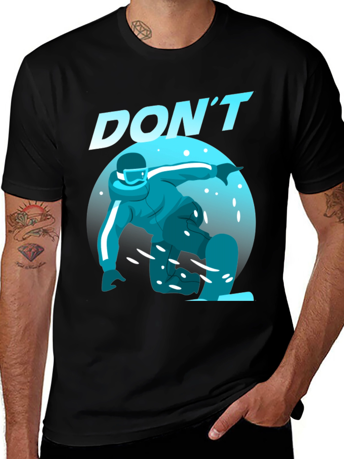 Variant 5 of Don't Snowboard T-Shirt