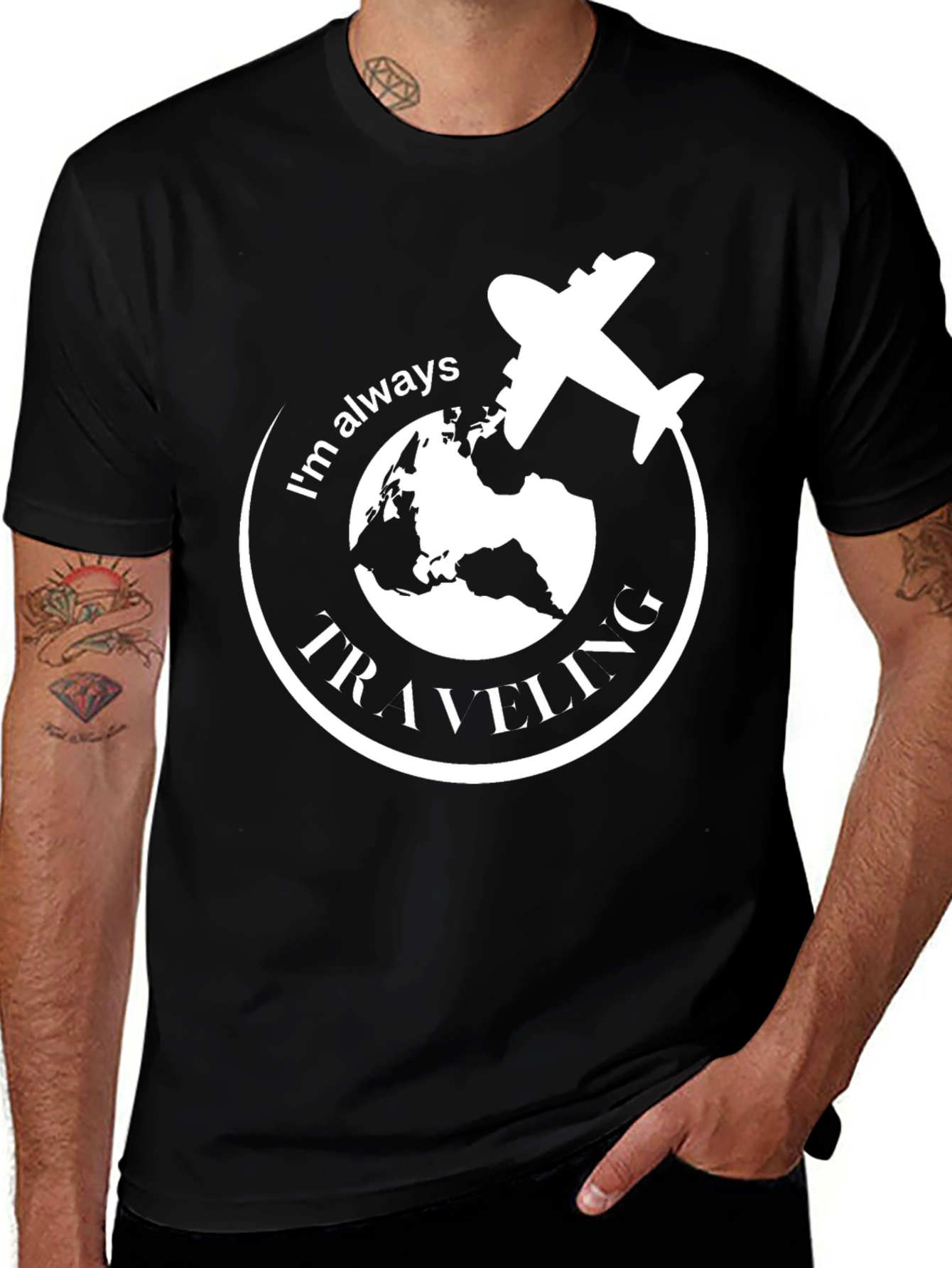 Variant 21 of Always Traveling T-Shirt