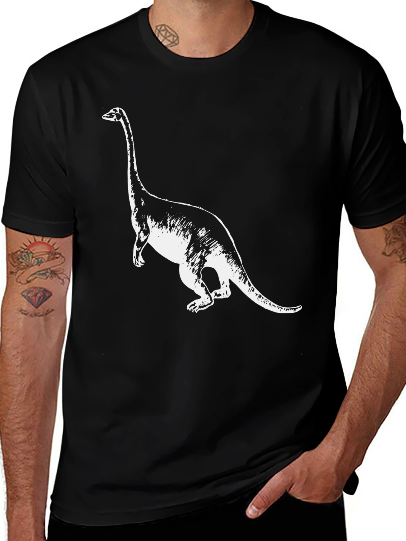 Dino Graphic Tee - Classic Black T-Shirt