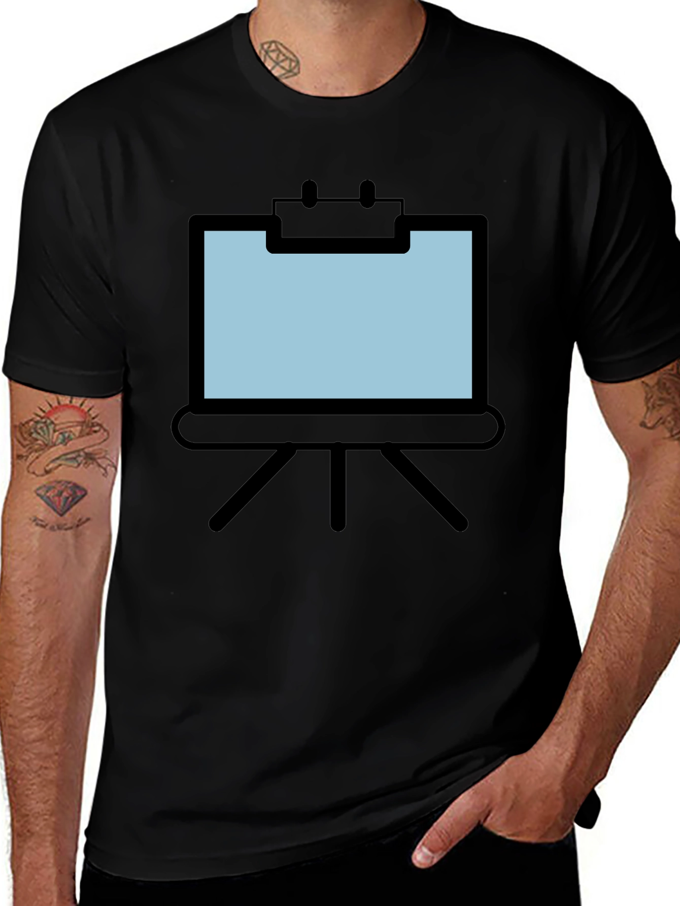Variant 23 of Easel Graphic Tee - Art Student Shirt