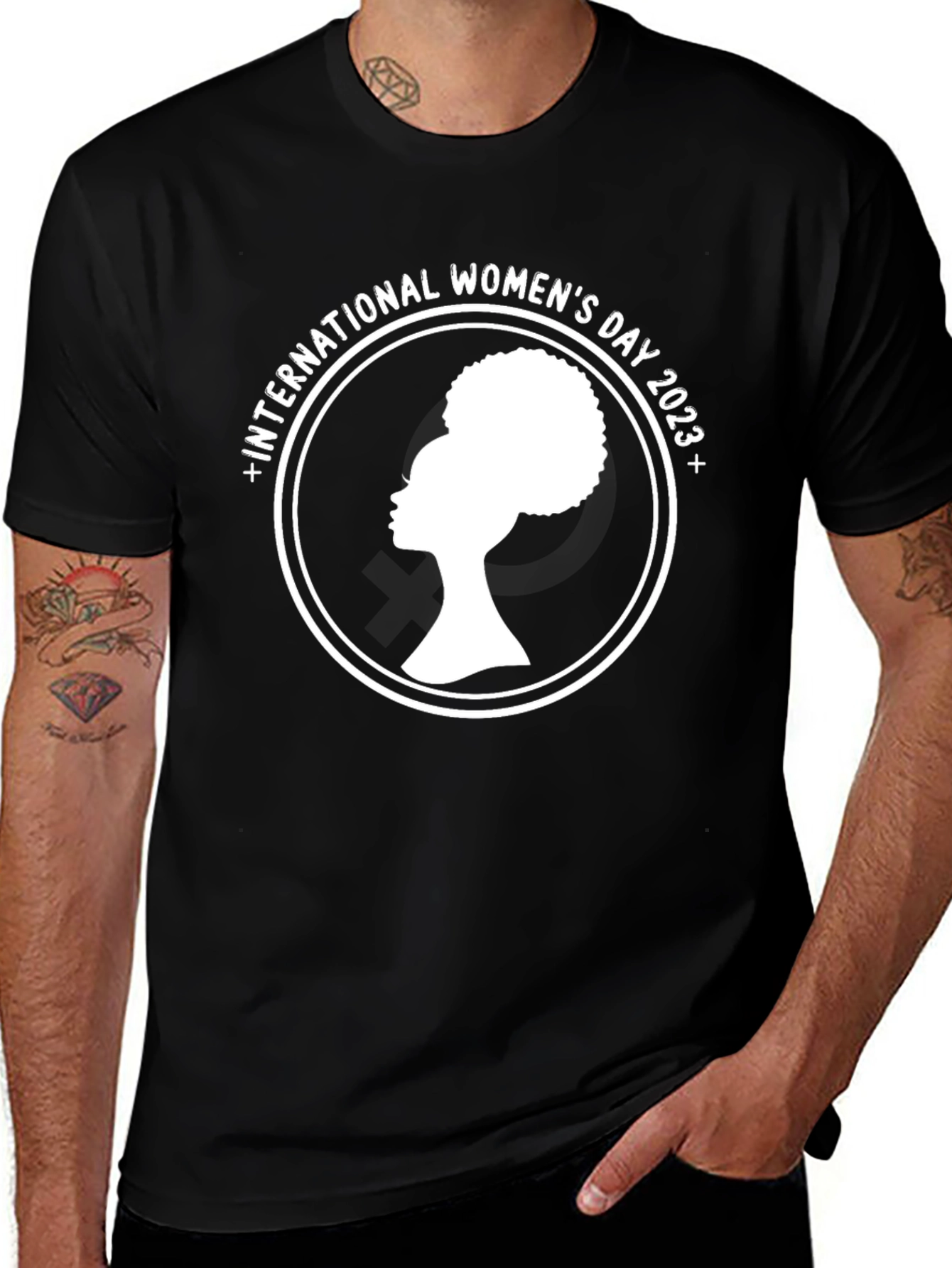 International Women's Day 2023 Black Tee