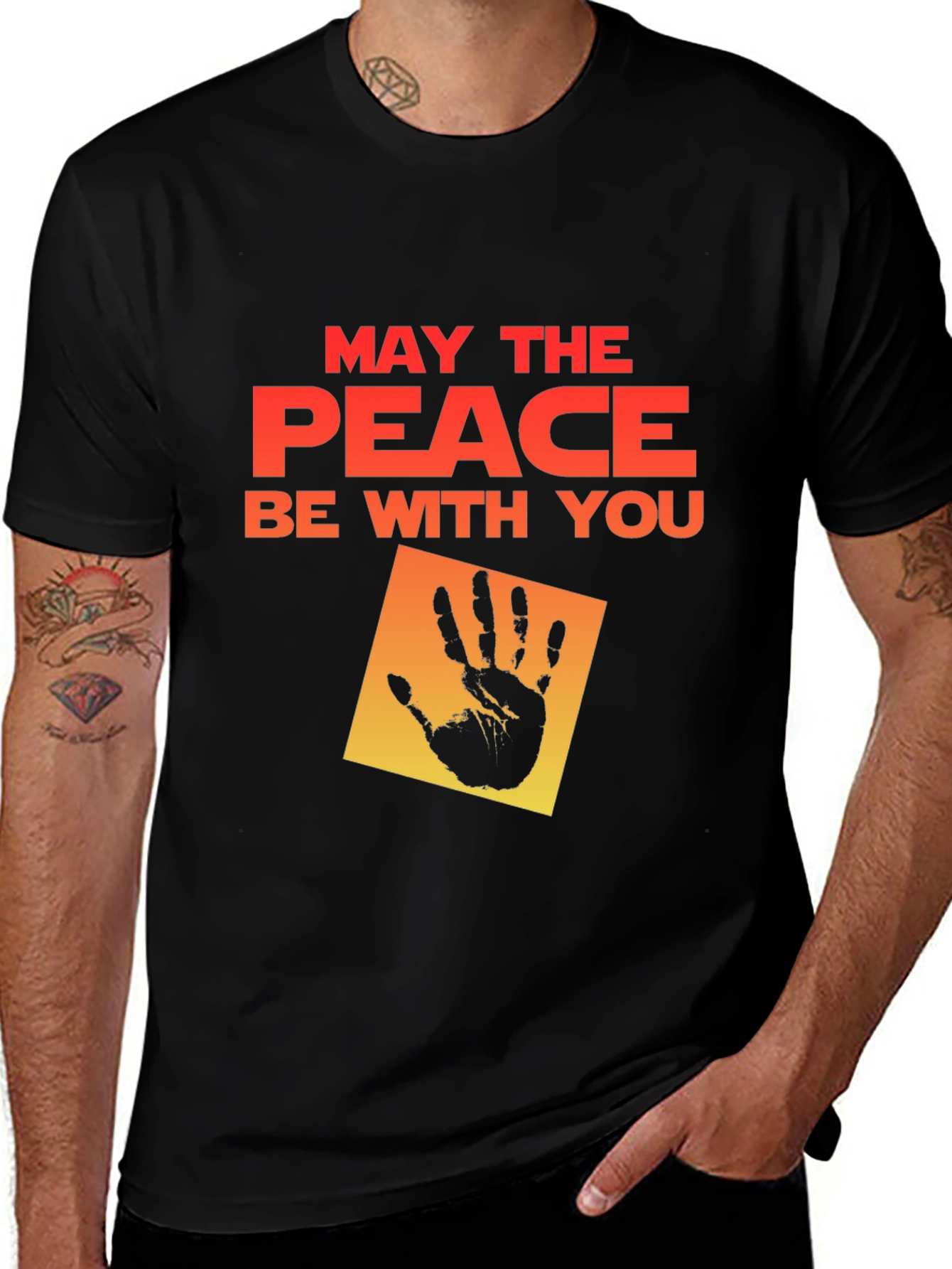 Variant 18 of Peace Be With You Graphic T-Shirt